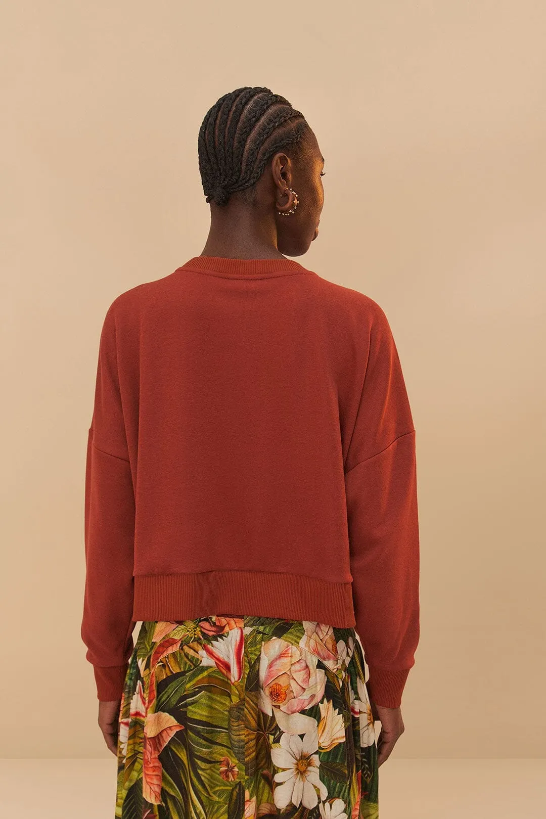 Polished Feel Brown Buena Gente Sweatshirt