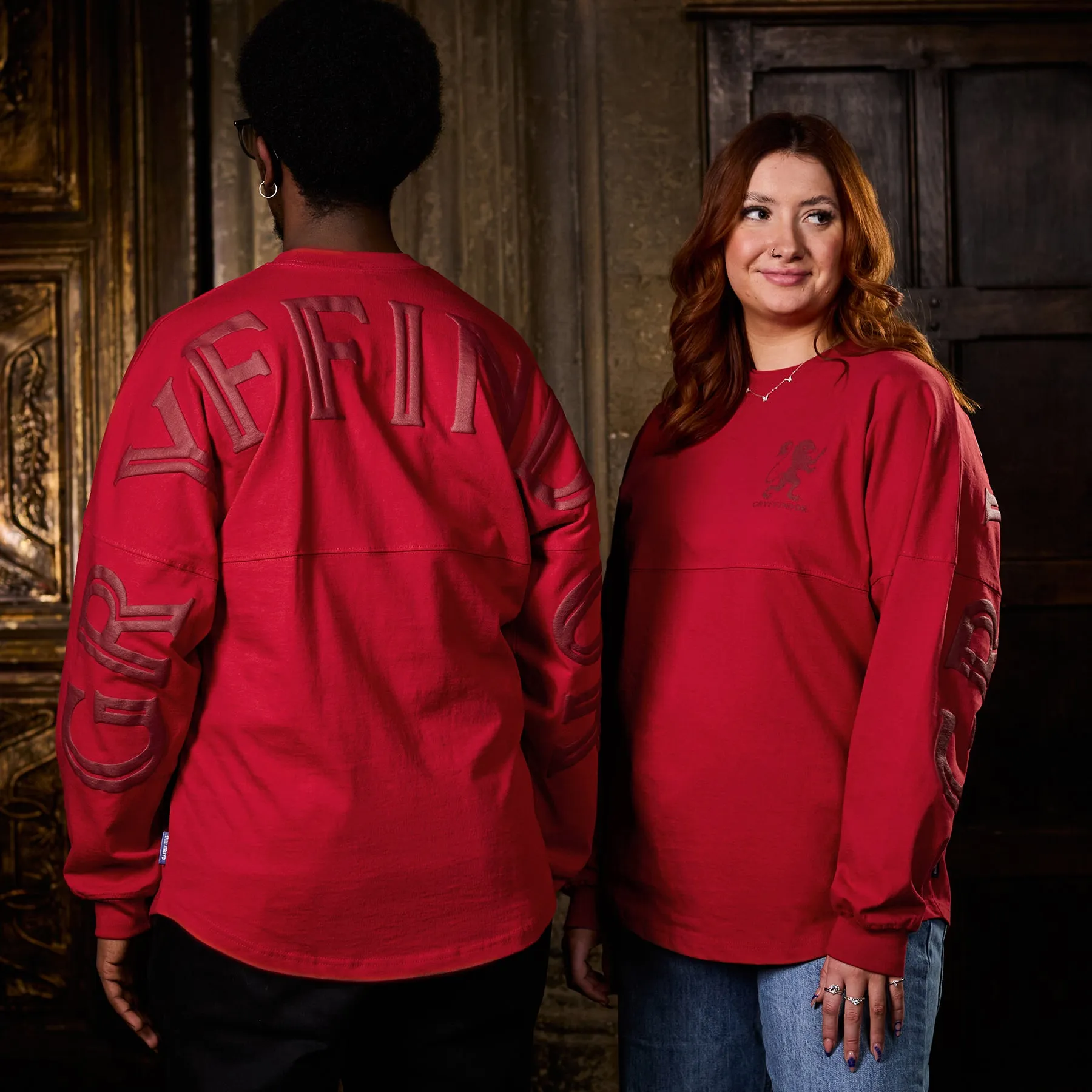 House Mascot Gryffindor Spirit Jersey Chill Comfort buckle accents