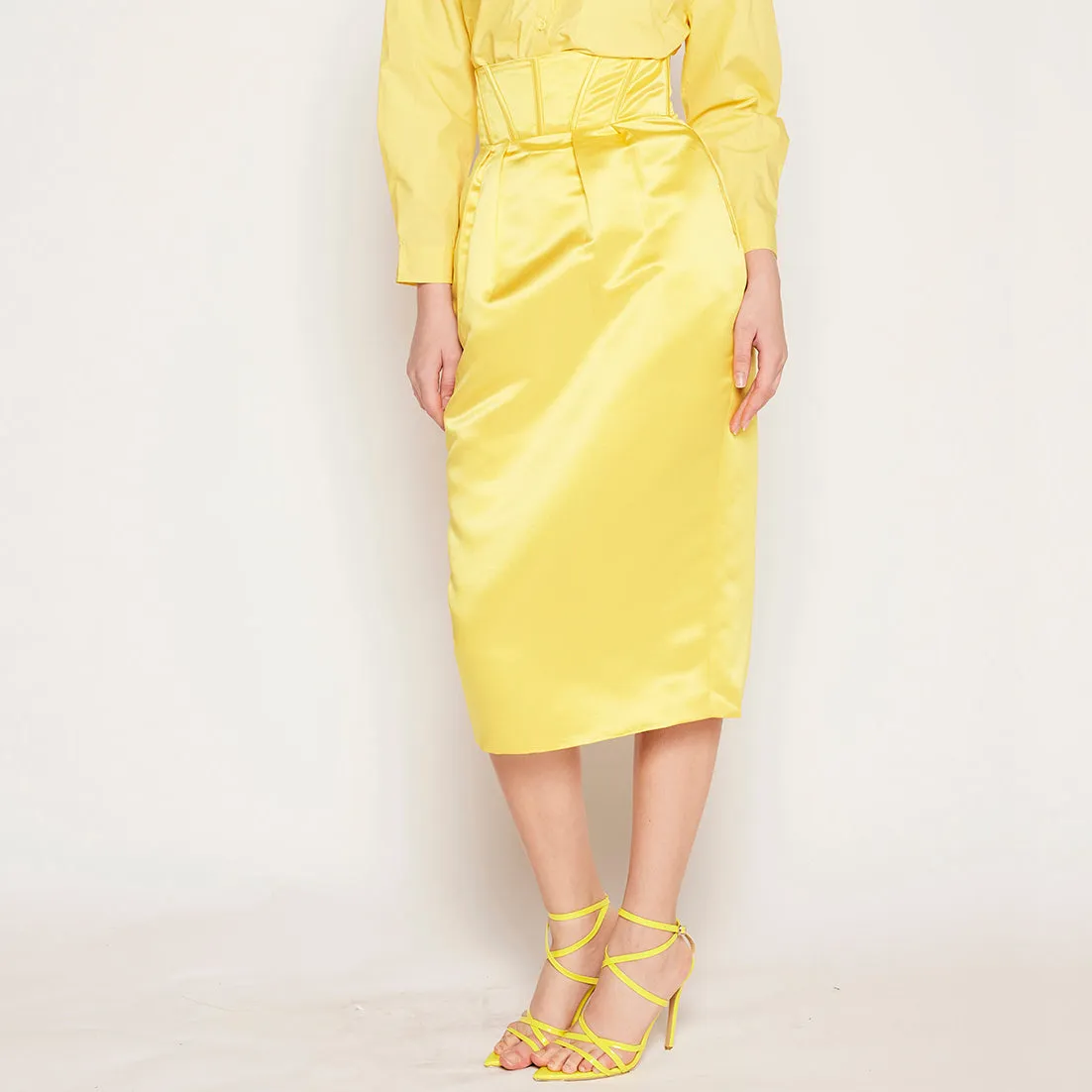 Corset Midi Skirt Everyday Comfort Non Irritating Edges