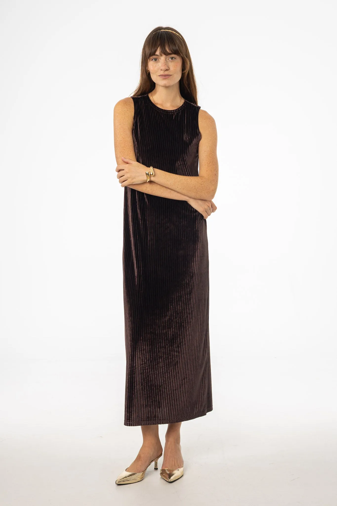 Brown Ribbed Velour Jumper Cool Movement Urban Light