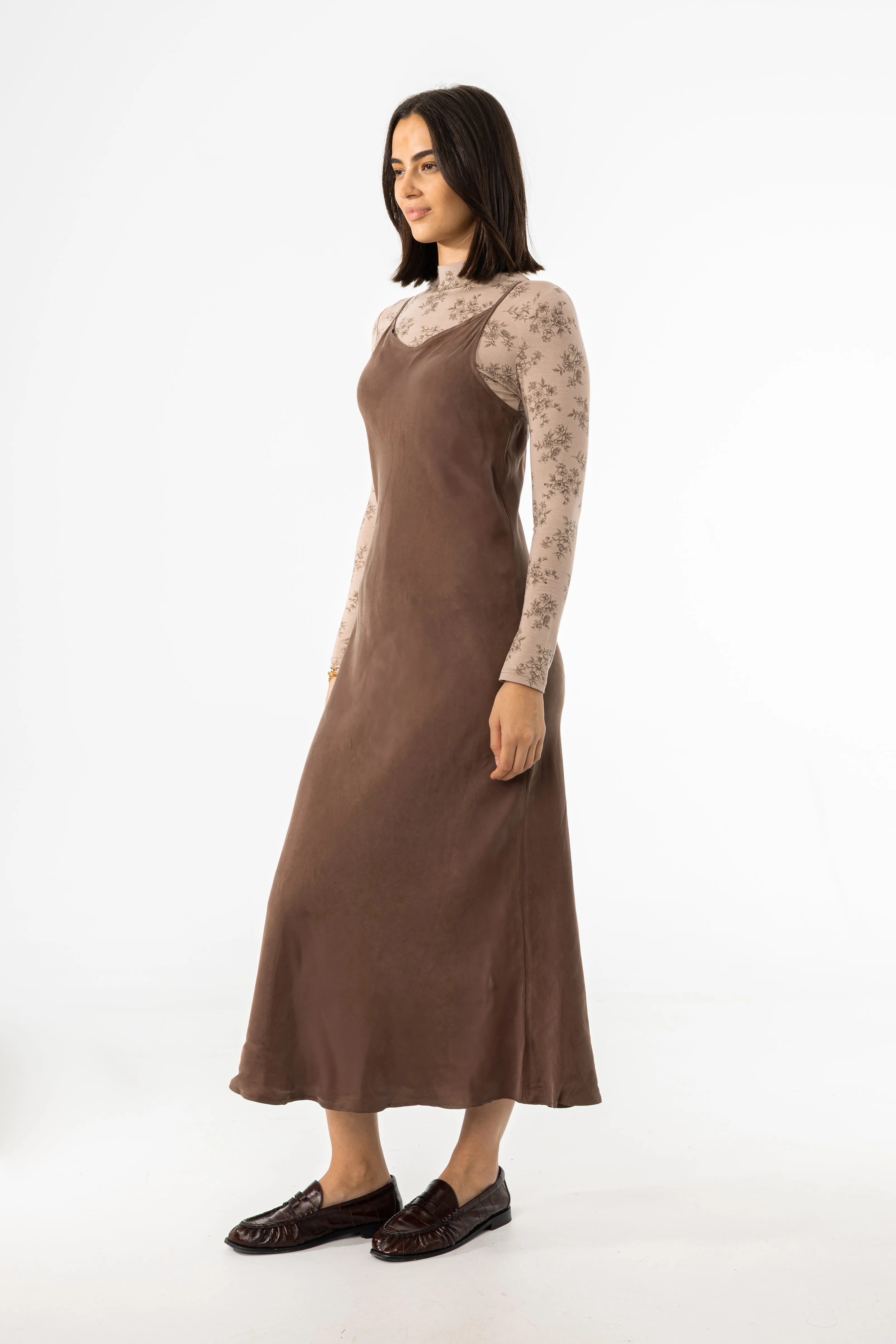 Comfort Fit Seasonal Fit Brown Slip Jumper