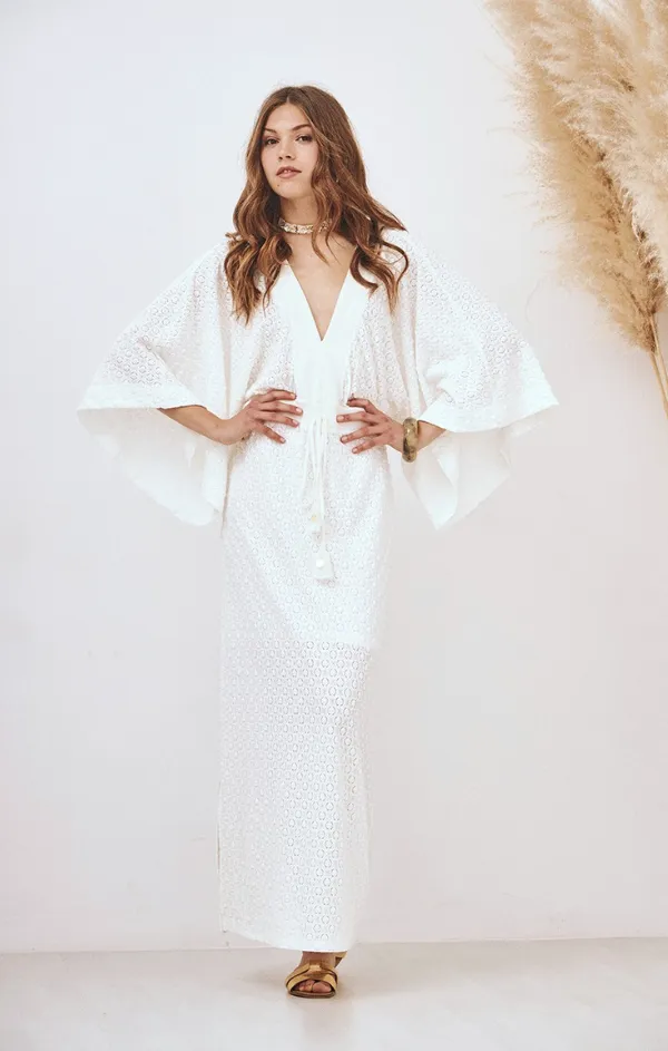 Bulan Knitted Maxi Nature Bloom