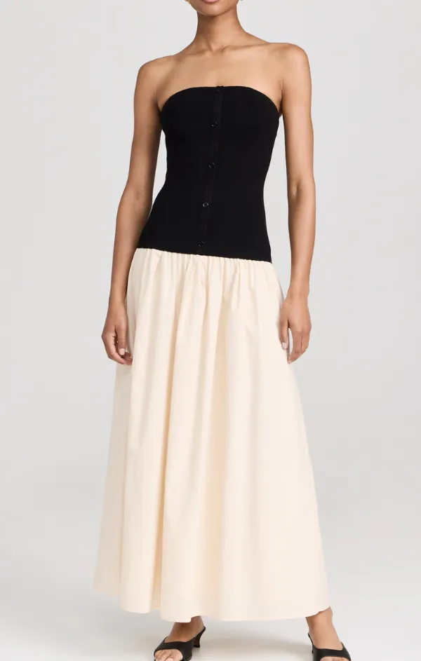 Stain-Resistant Comfortable Style Tanner Combo Dress