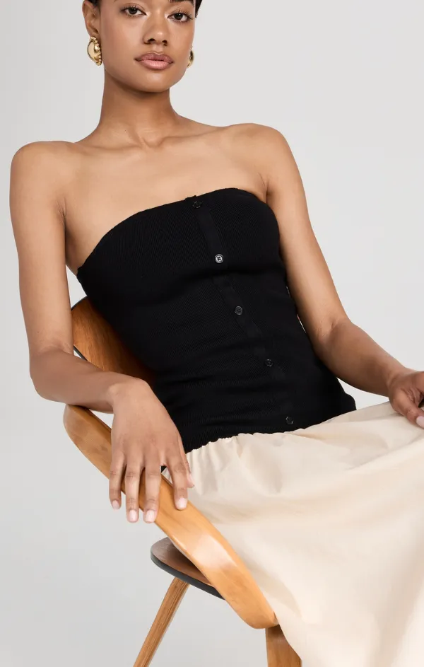 Striped-Pattern Soft and Stylish Tanner Combo Dress