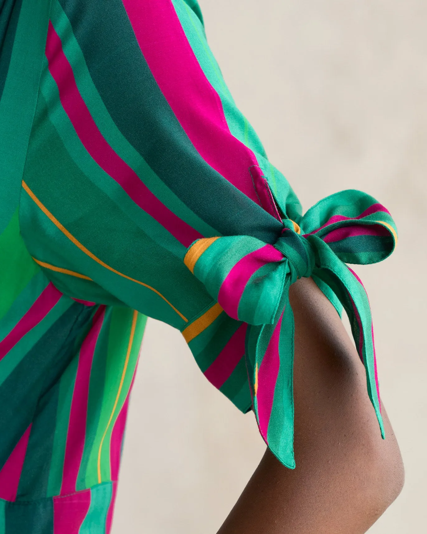 Button Down Dress - Multi Year Rounder Convertible-Style