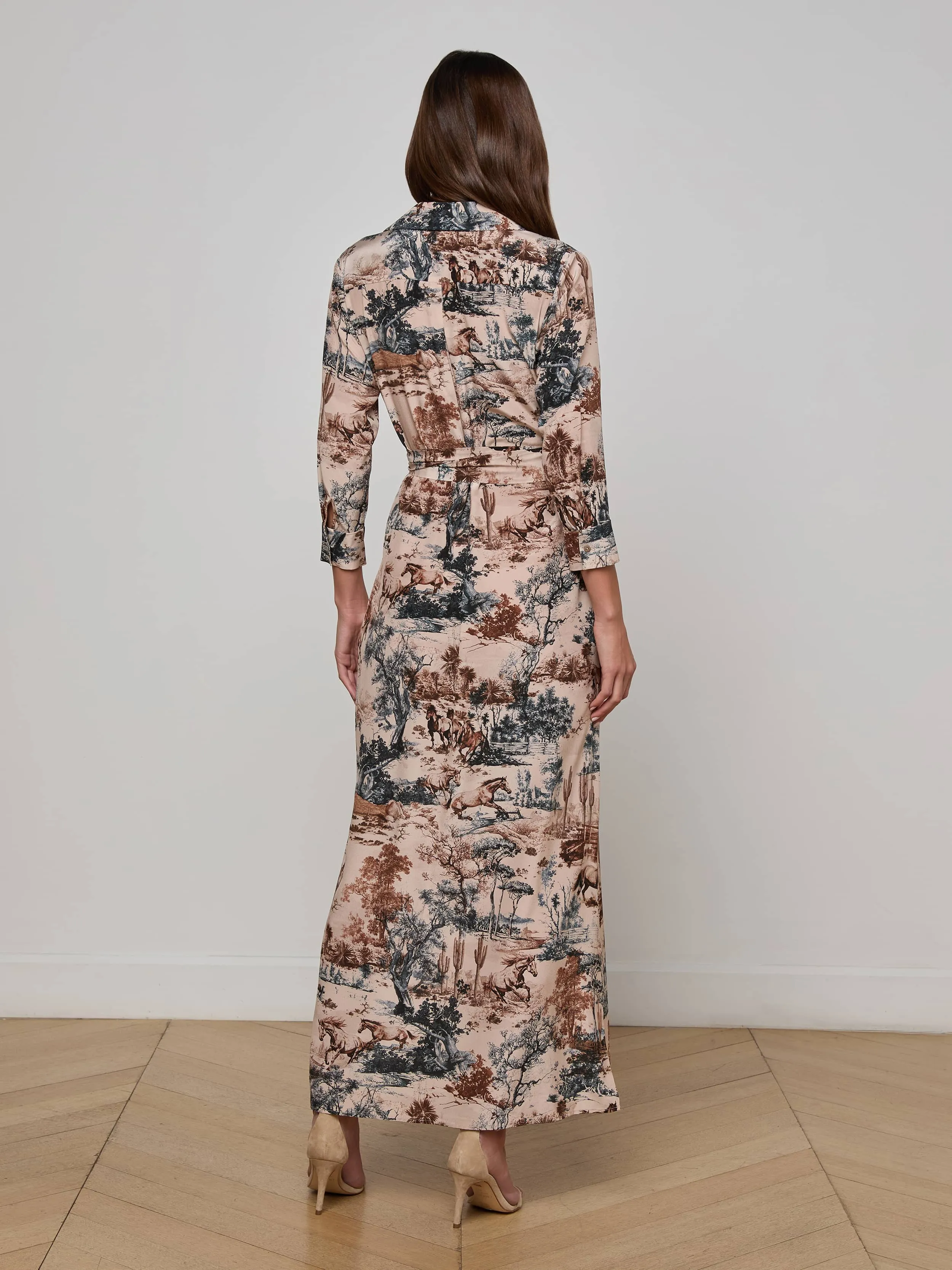 Fashion Forward Cameron Silk Shirt Dress