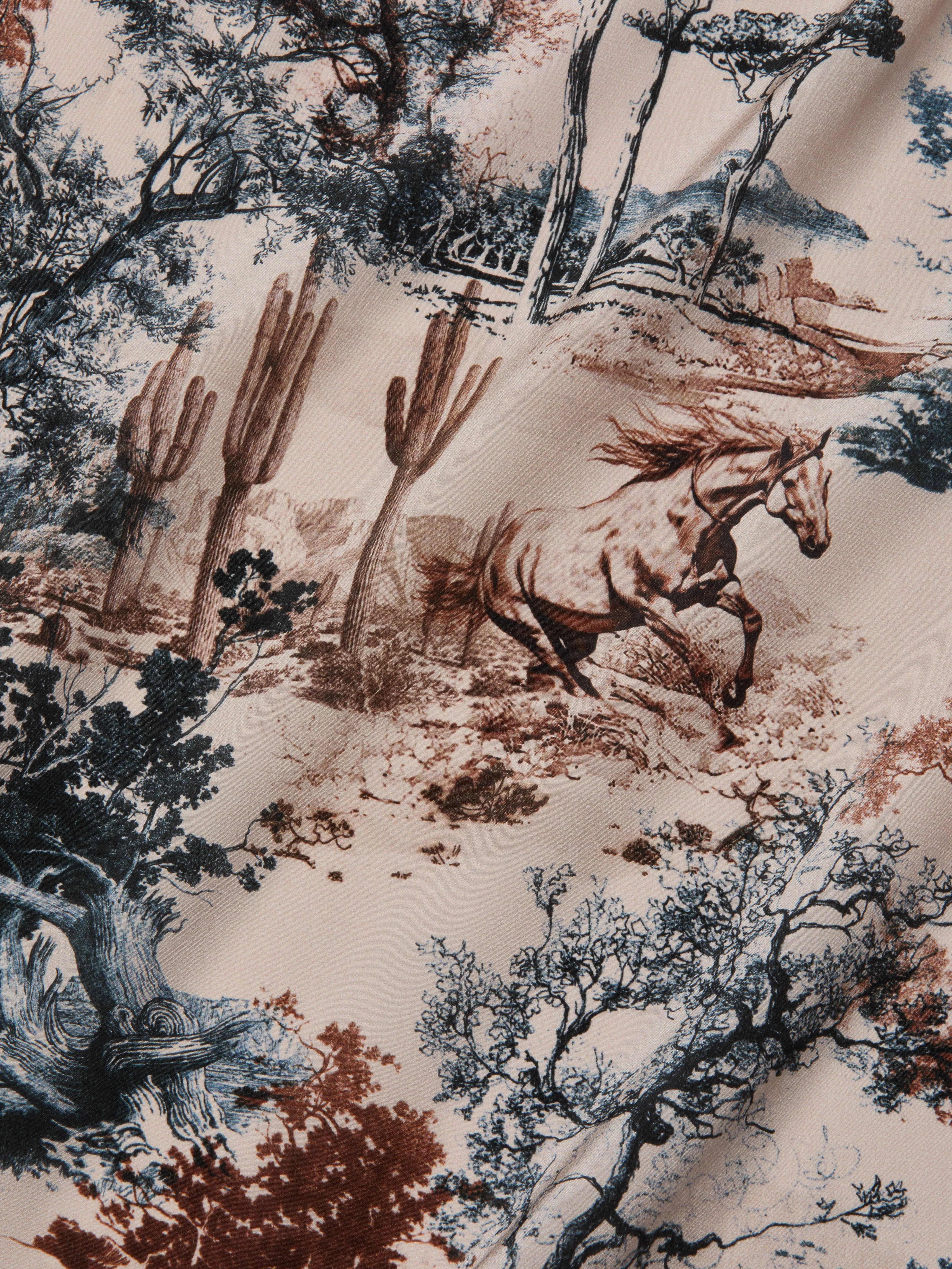 Vibrant Colors Cameron Silk Shirt Dress