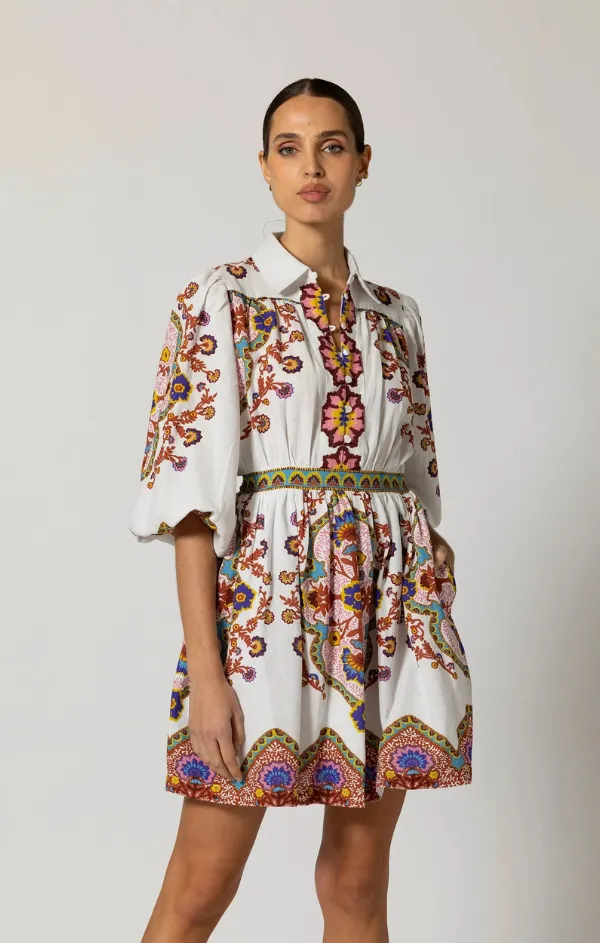 Gloss Finish Chill Lines Leigh Mini Dress