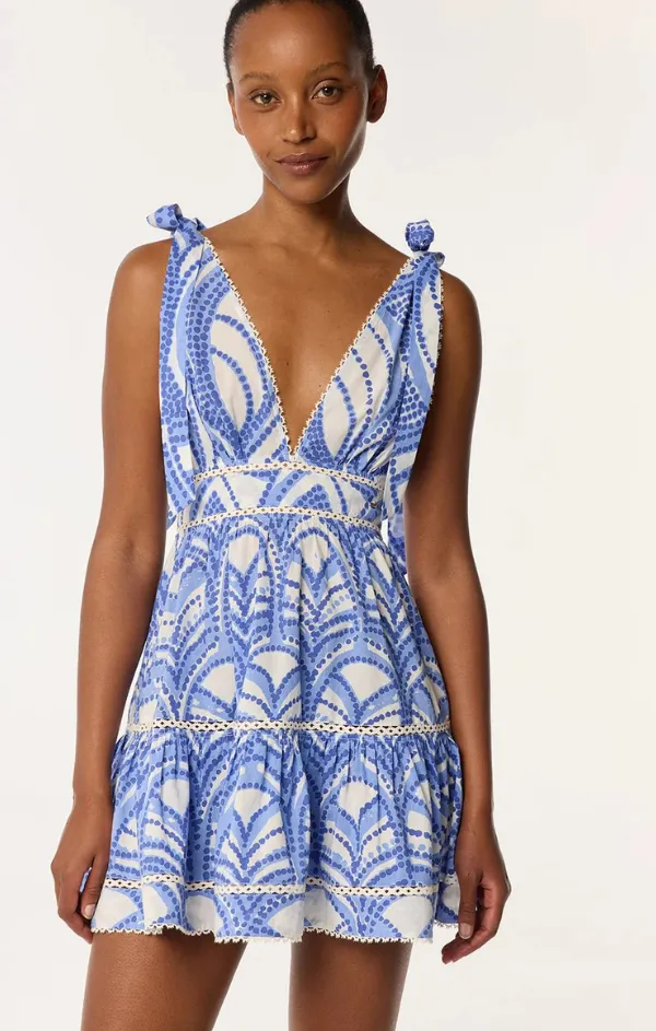 Night Out Elegant Cut Cara Mini Dress