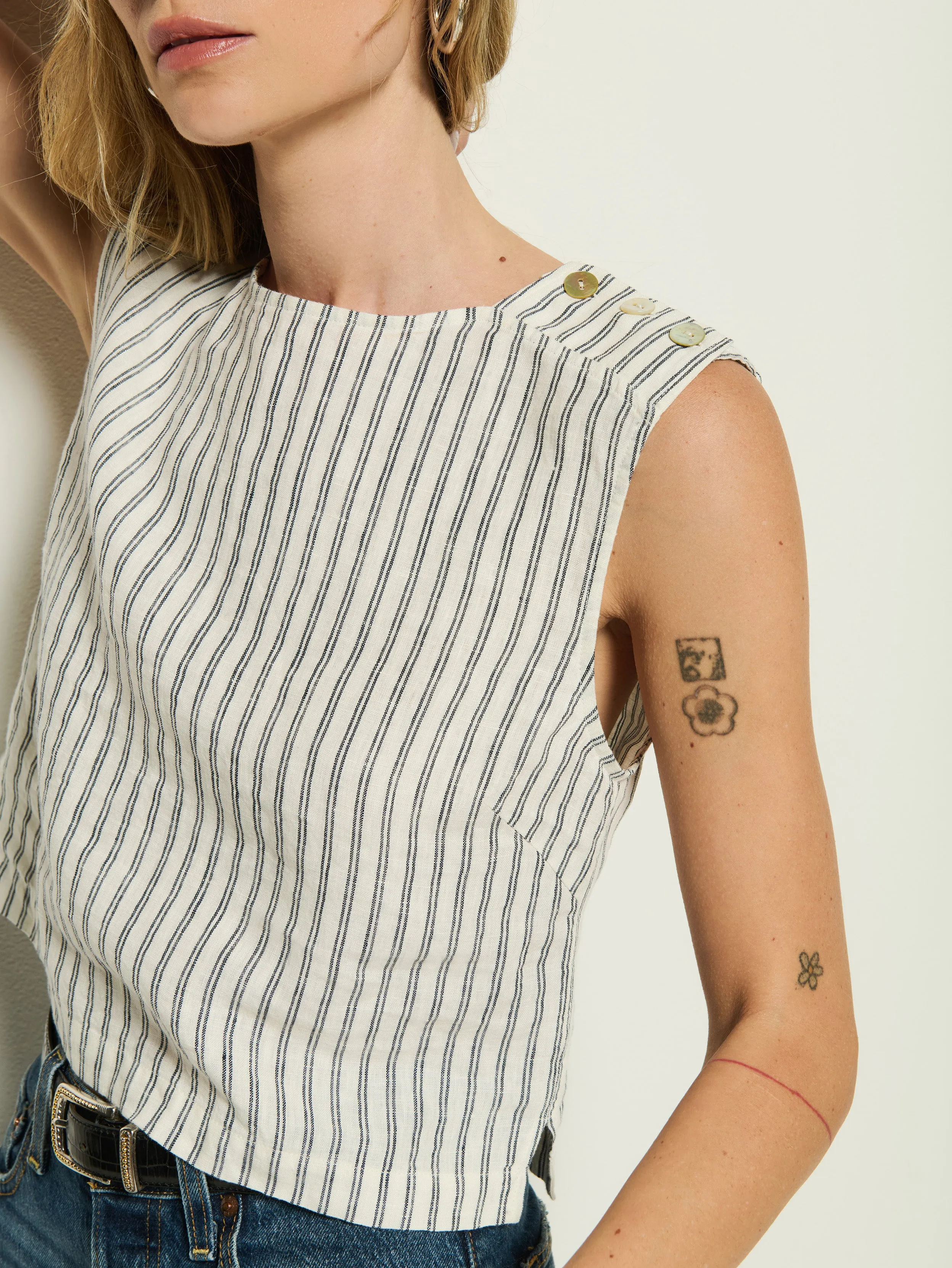 Cara Stripe Tank Cozy Comfort Fit