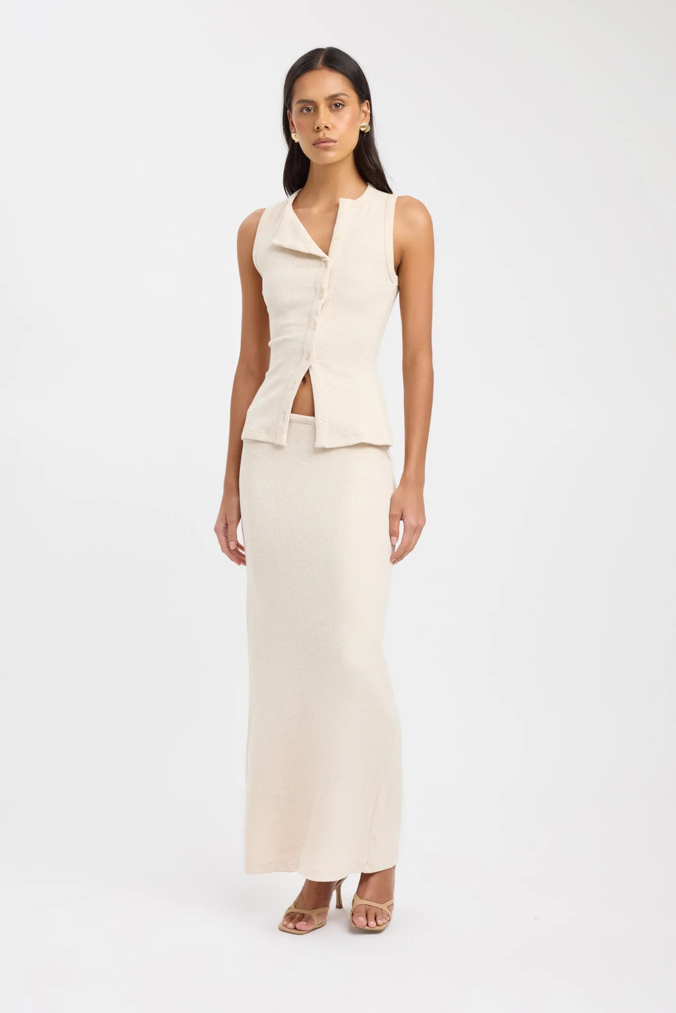 Durable Stitching Light Wear Carter Maxi Skirt