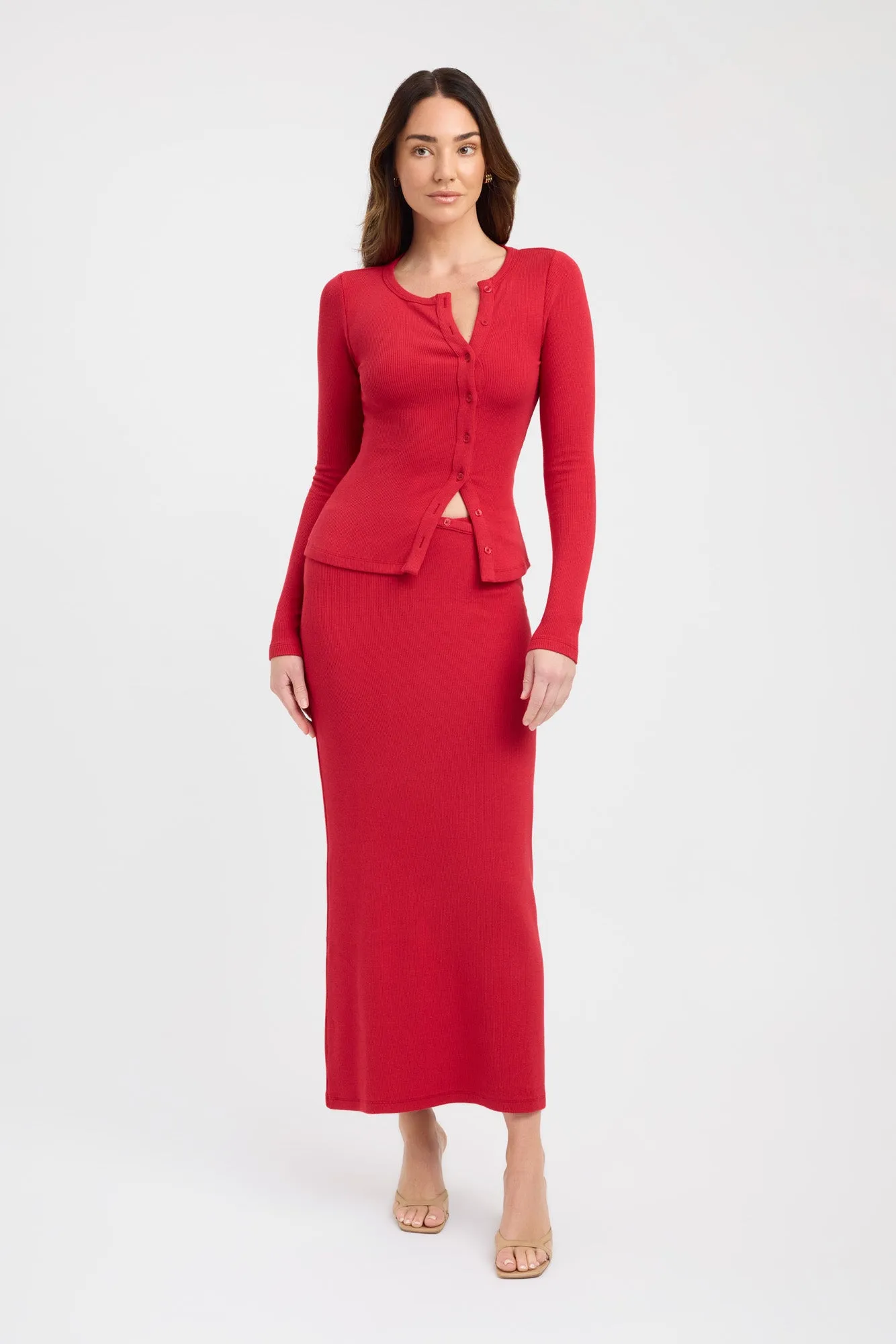 Carter Maxi Skirt Balanced Outfit