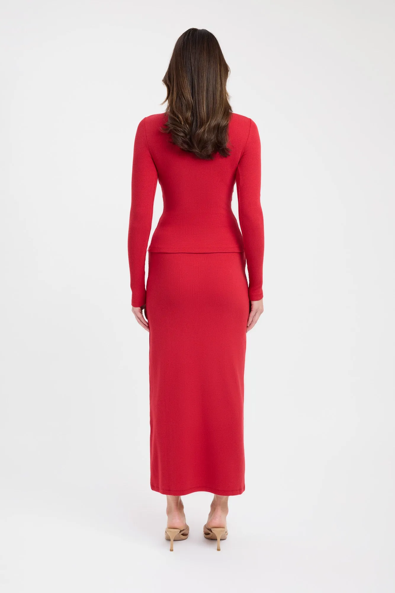 Breezy Outfit Structured silhouette Carter Maxi Skirt