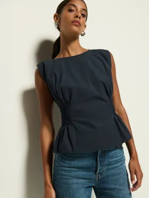 Lela Smocked Top Easy to Style QuickDry