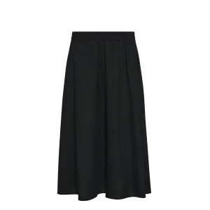 Barbour Womens Elsie Midi Skirt Black investment piece Detachable Detail