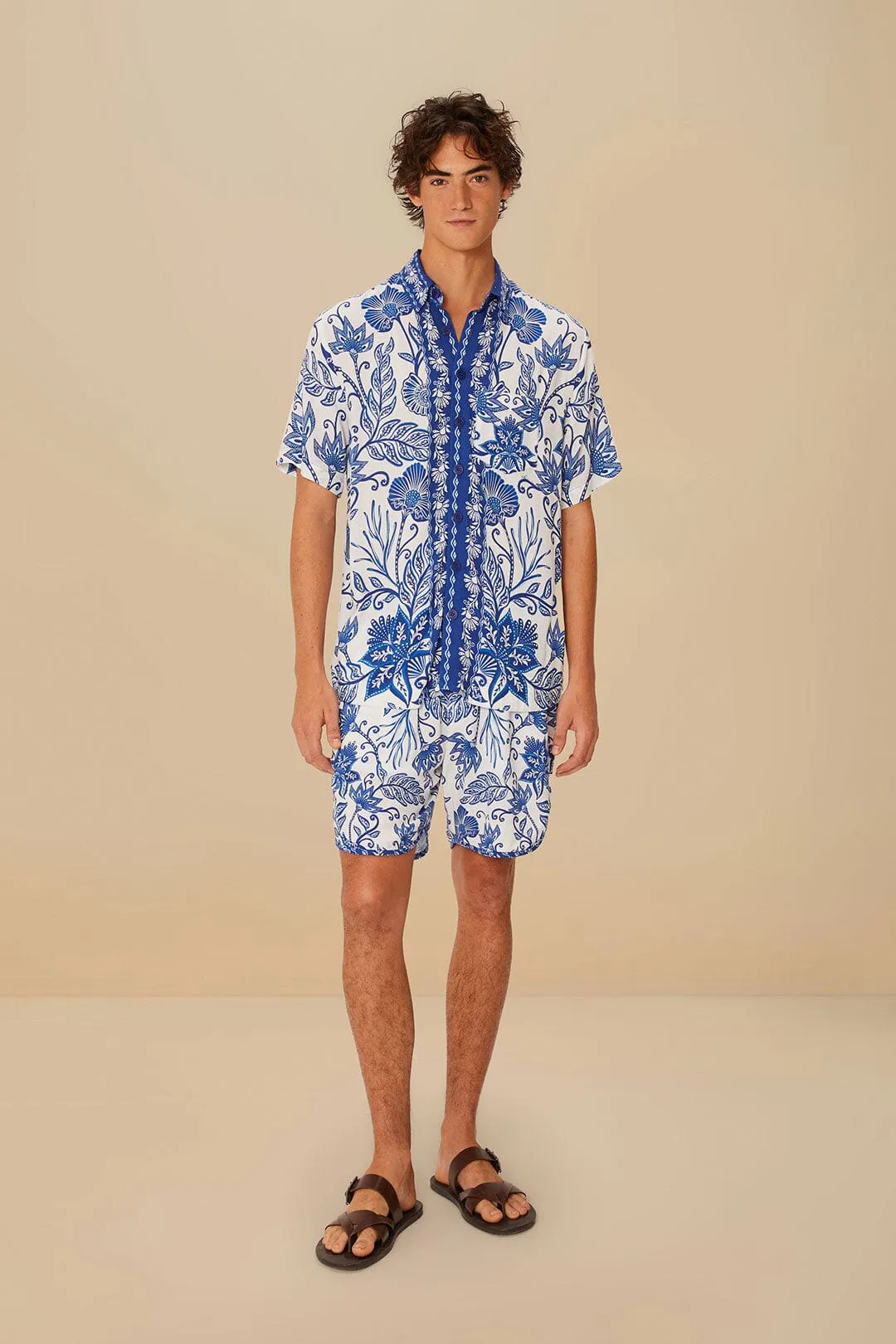 Multicolor Summer Picnic LENZING? Shorts Comfort Stretch Fit