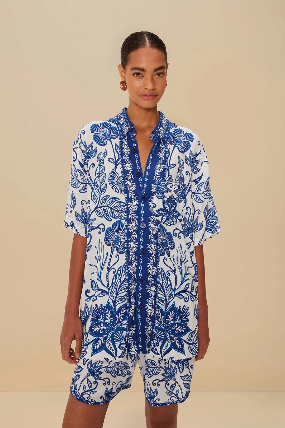 Comfort Cushion Clean Fabric Multicolor Summer Picnic LENZING? Shorts