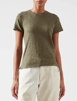 Schoolboy Crew Tee, Army Practical Wear Flexible Fit