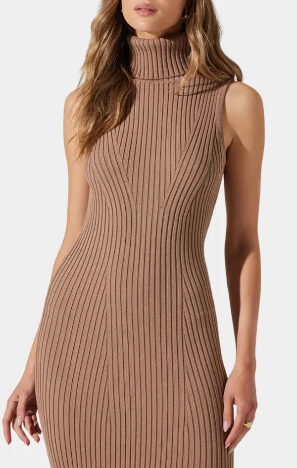 Modest Cut skin friendly Channary Sweater Dress