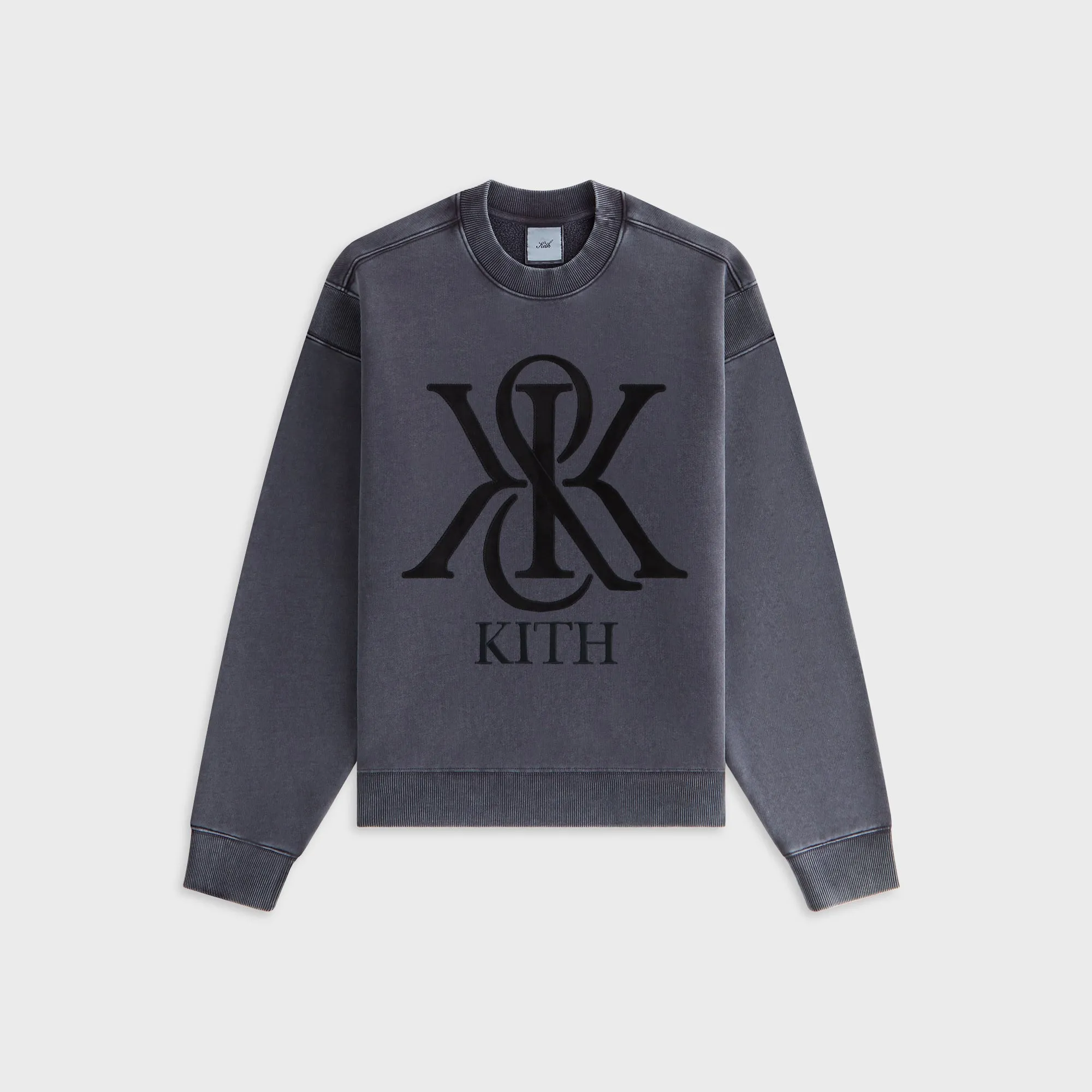 packable Cozy Street Kith Women Asher III Crest Crewneck - Black