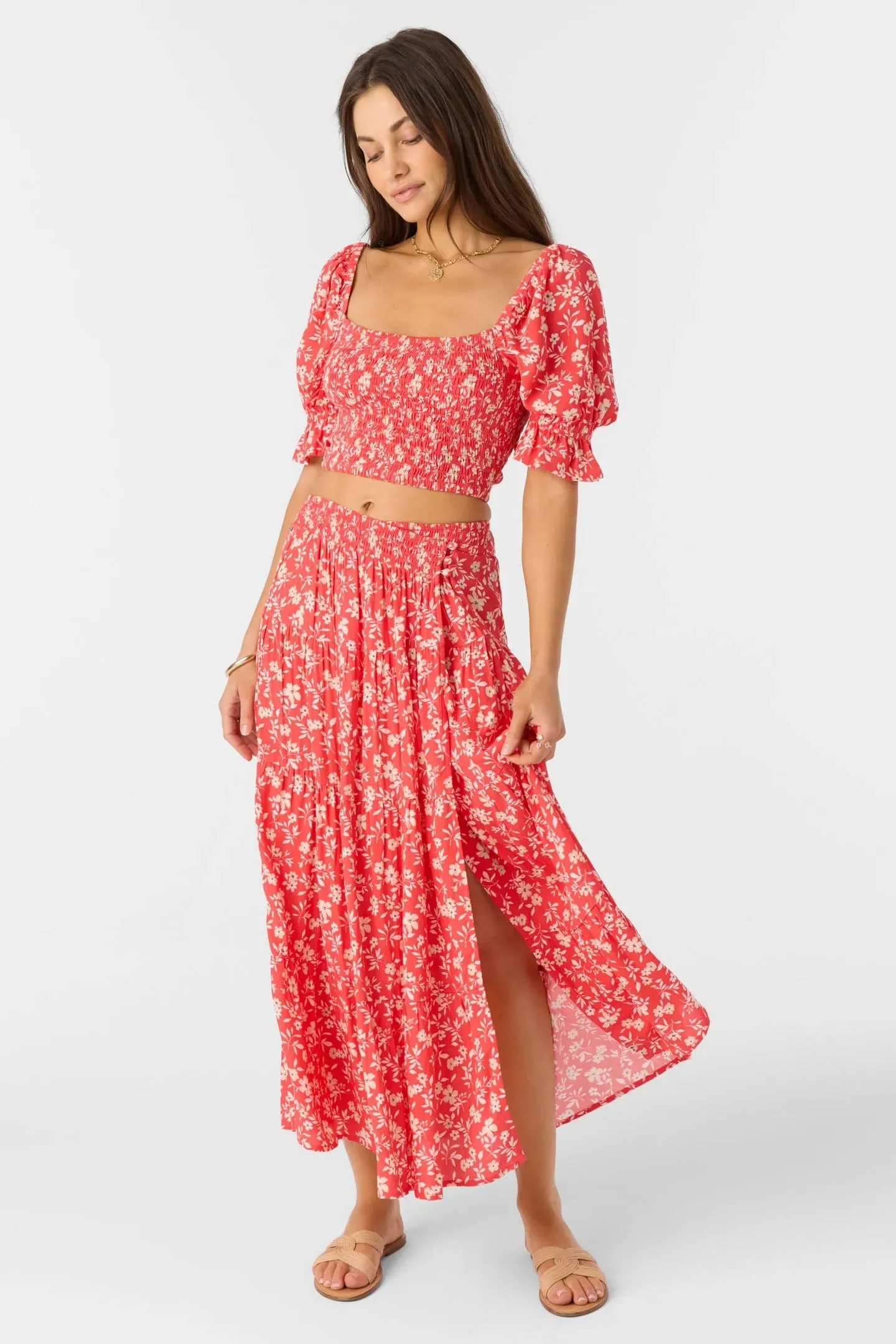 Elegant Simplicity Shade Glow Oneill Womens Skirt Luciana Midi