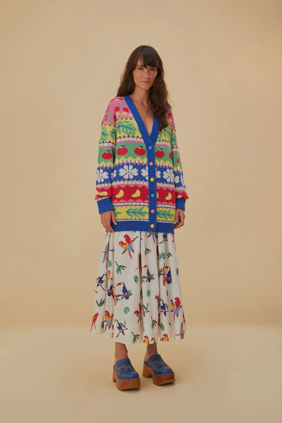 Sweet Orchad Knit Cardigan GarmentDyed Finish