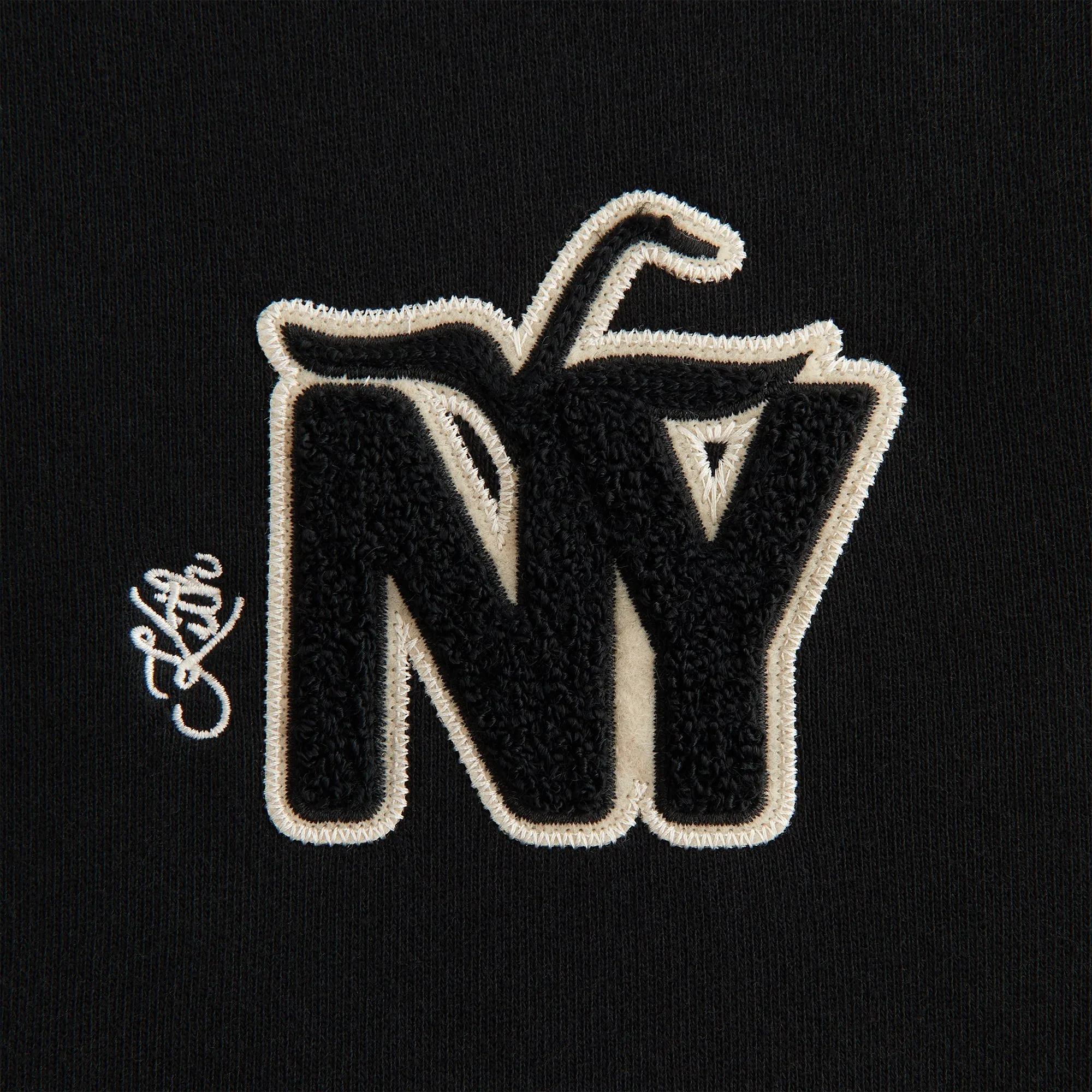 product sustainability impact Beach Wear Kith Women Jane II NY Apple Hoodie - Black