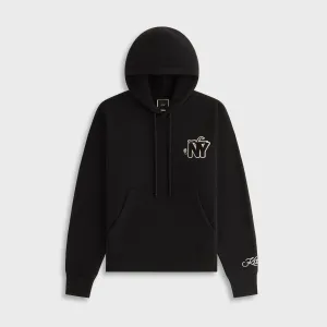 Modern Fit Layer Relaxed Kith Women Jane II NY Apple Hoodie - Black