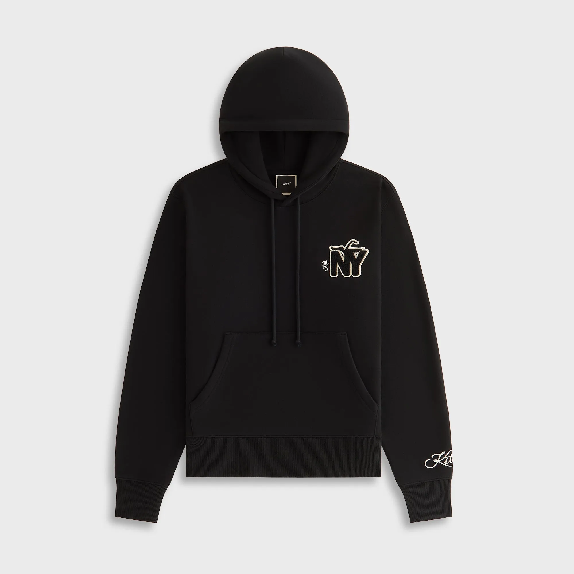 Modern Fit Layer Relaxed Kith Women Jane II NY Apple Hoodie - Black