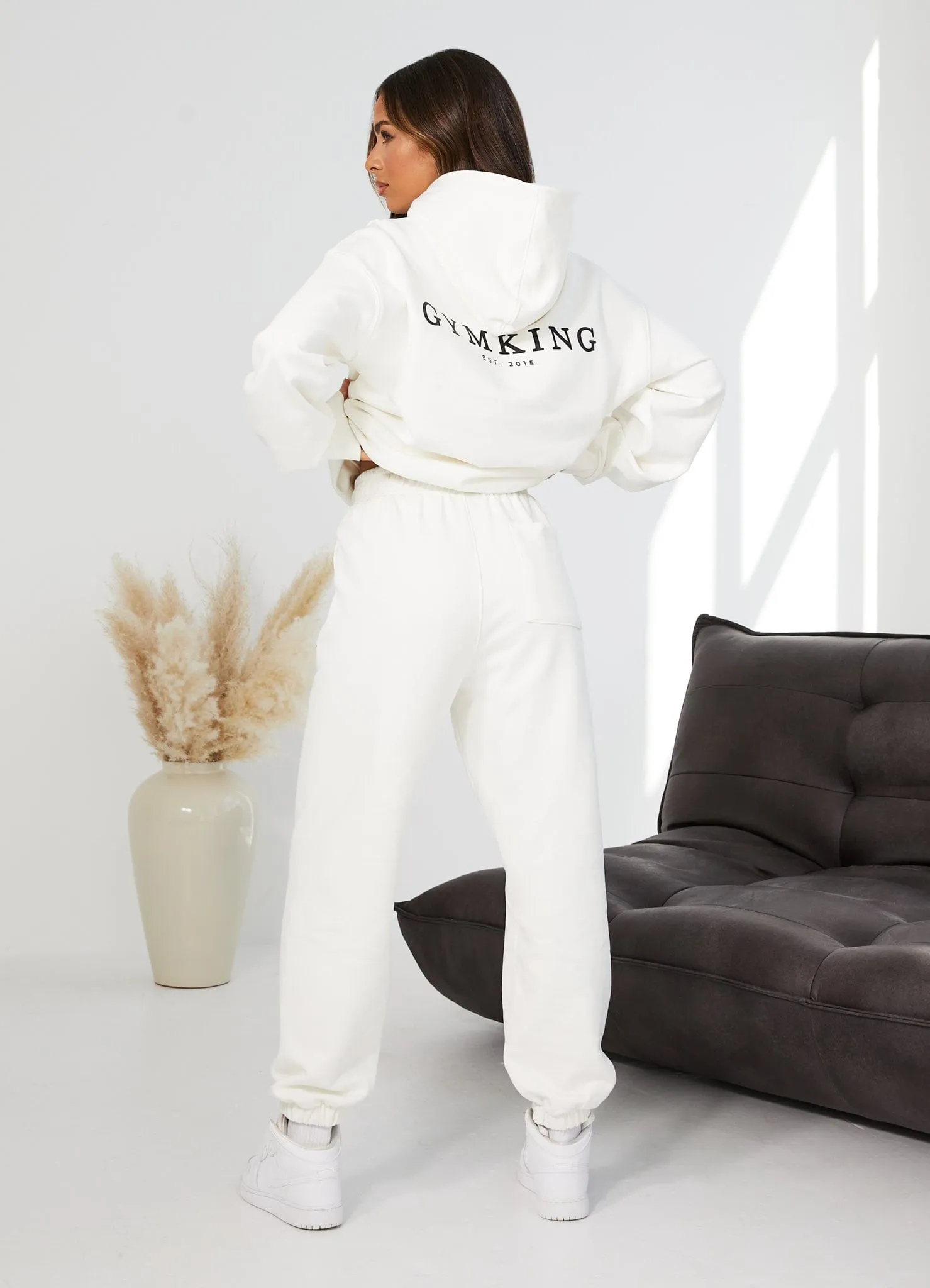 Neutral Style Gym King Established Relaxed Fit Jogger - Cream