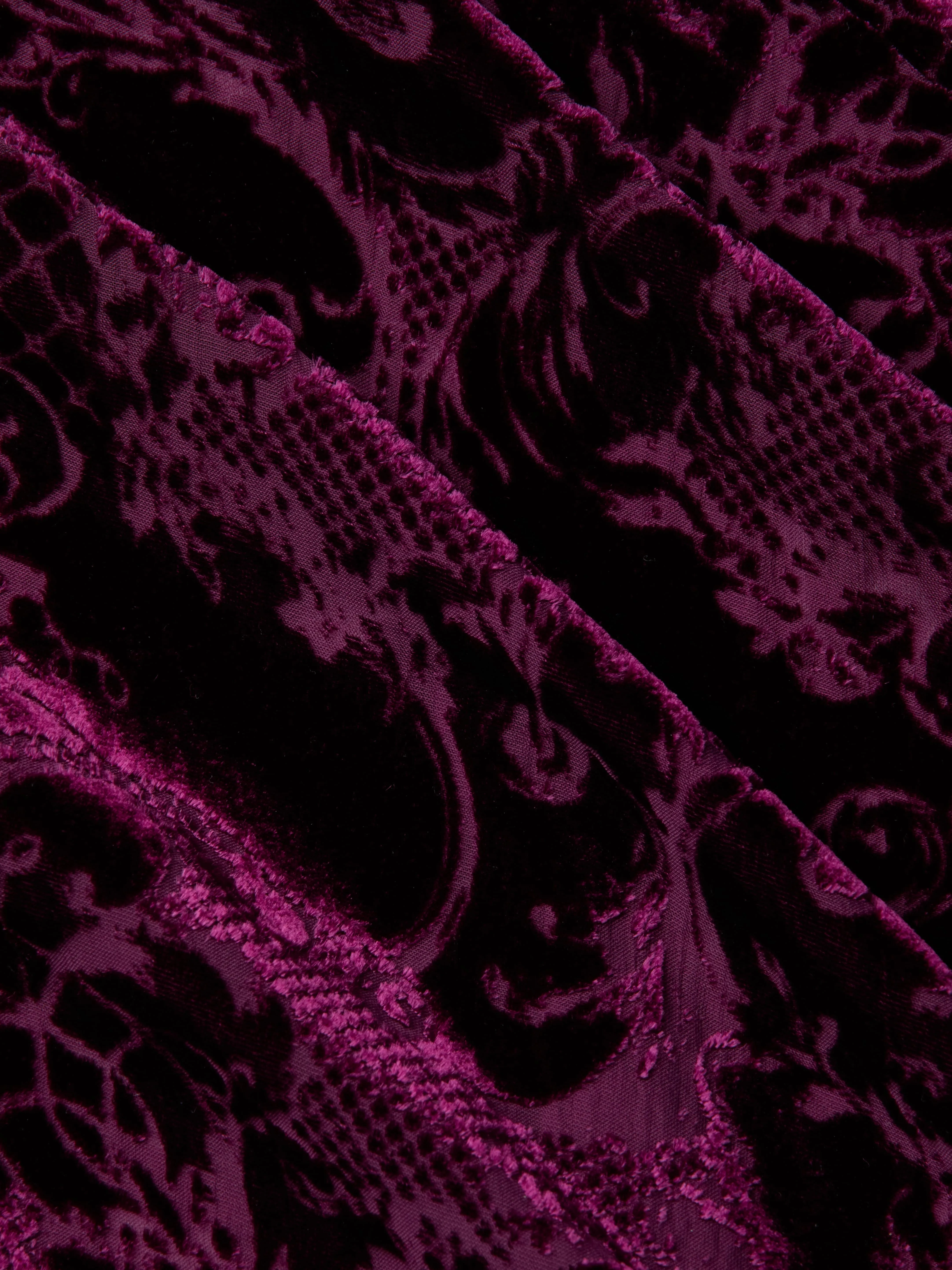 Mix-And-Match Christine Burnout Velvet Dress