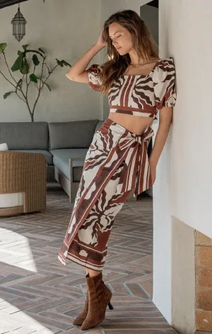 Christine Wrap Skirt Outfit Shot Gentle Comfort