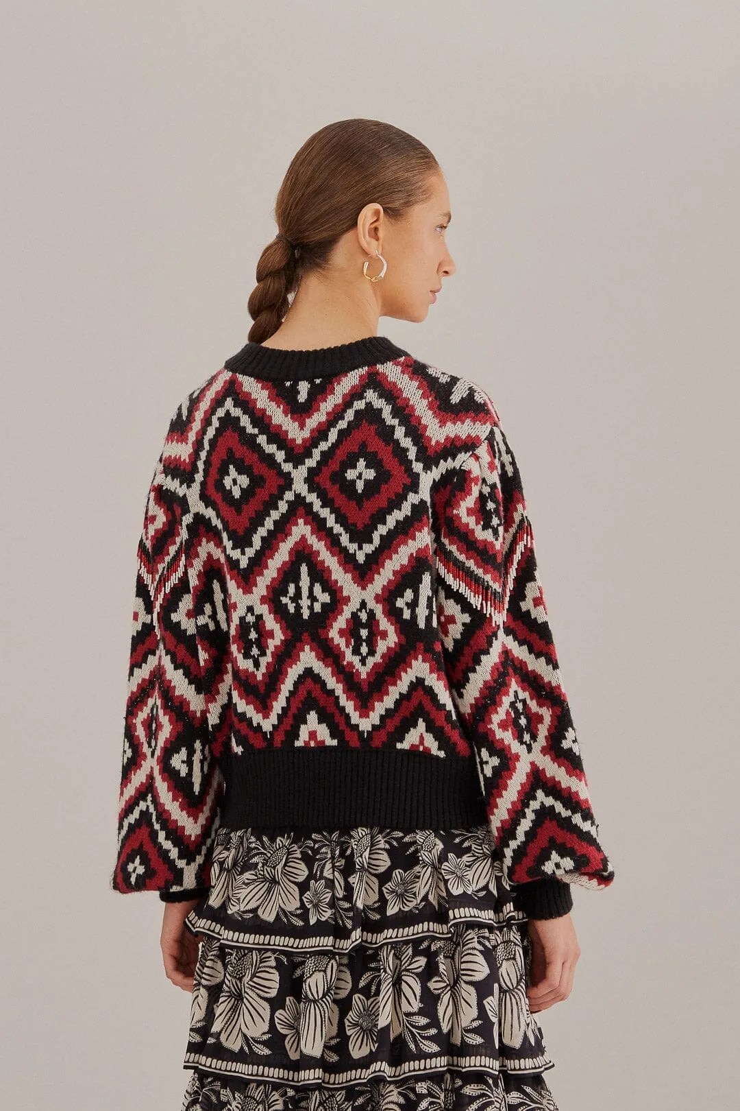 Subtle Details Temperature control Rauti Beaded Knit Sweater