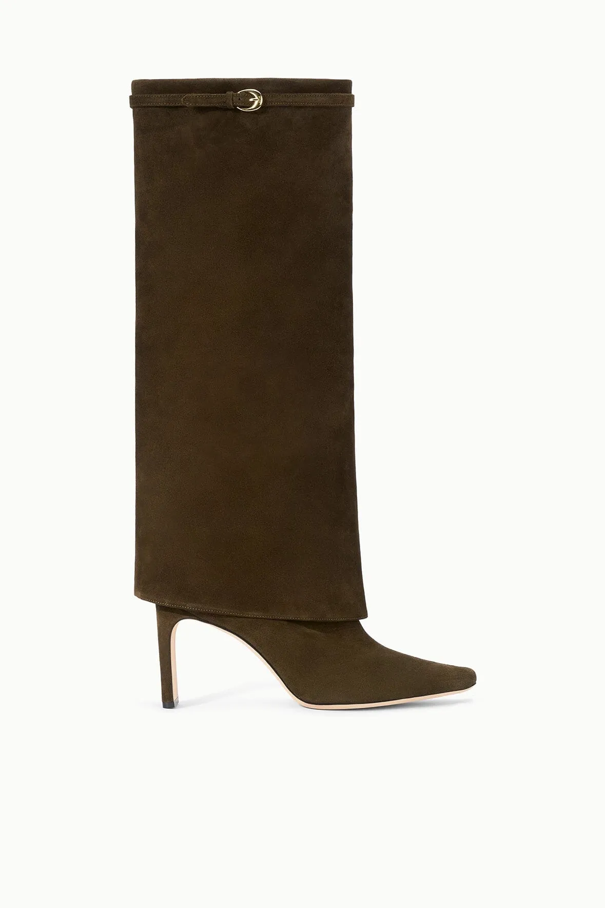 WALLY FOLDOVER HIGH HEEL BOOT | TRUFFLE Shock Absorbing River Crossing