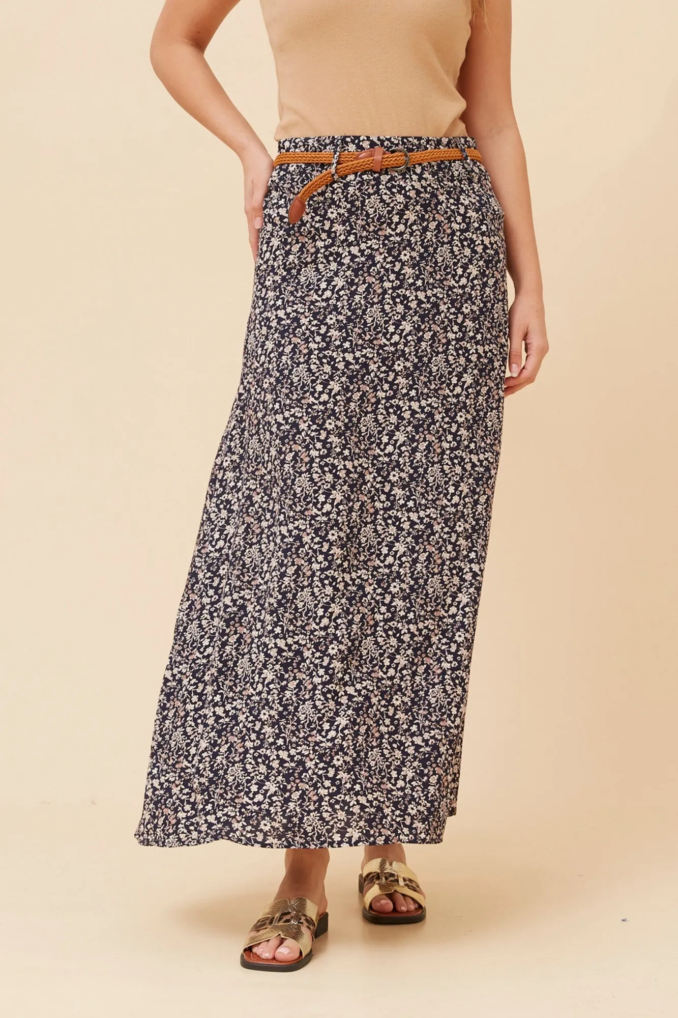 BETTY DITSY PRINT MAXI SKIRT Classic Mood Simple Layers