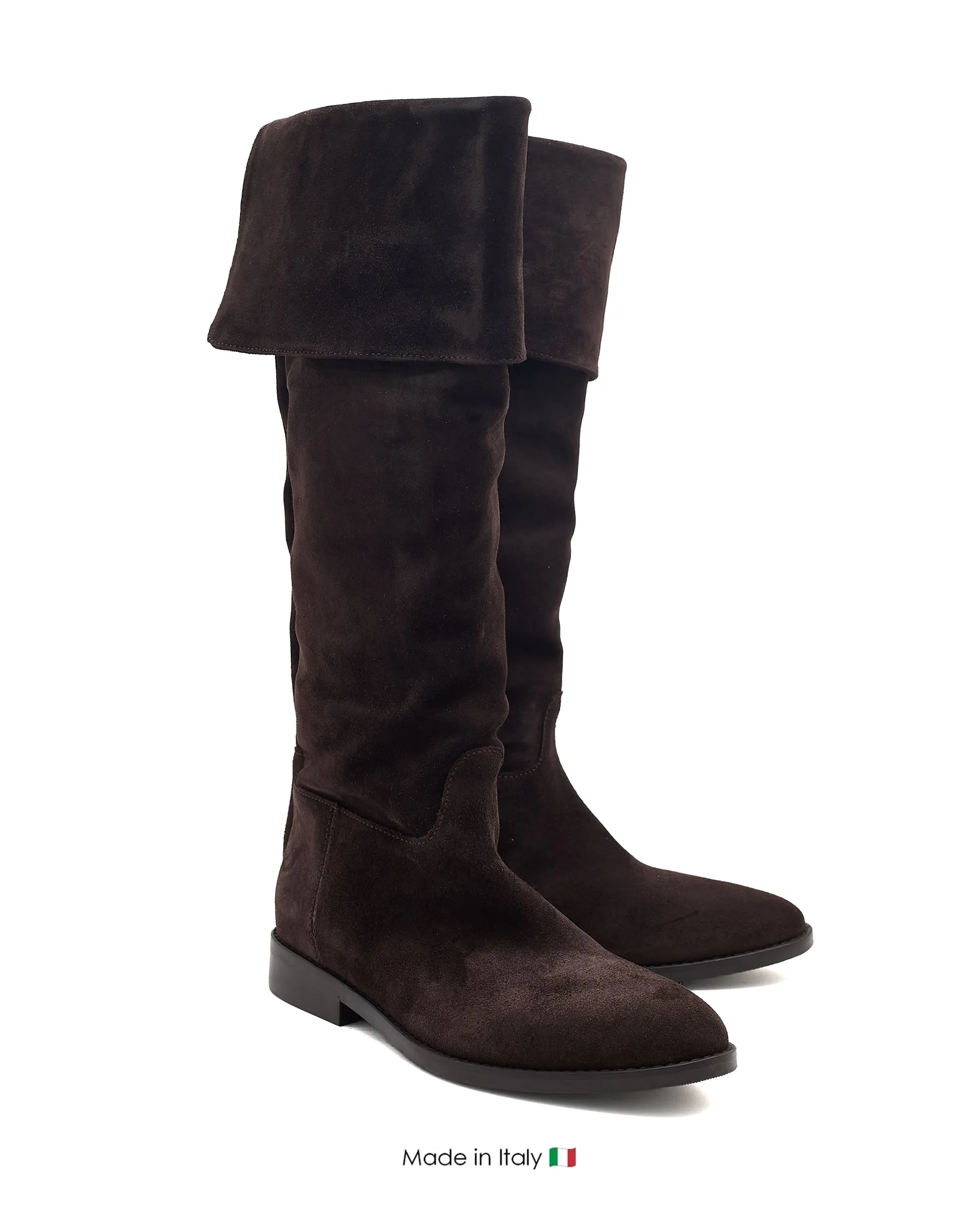 High Traction Morning Walk Work Field Idelle Dark Brown Suede