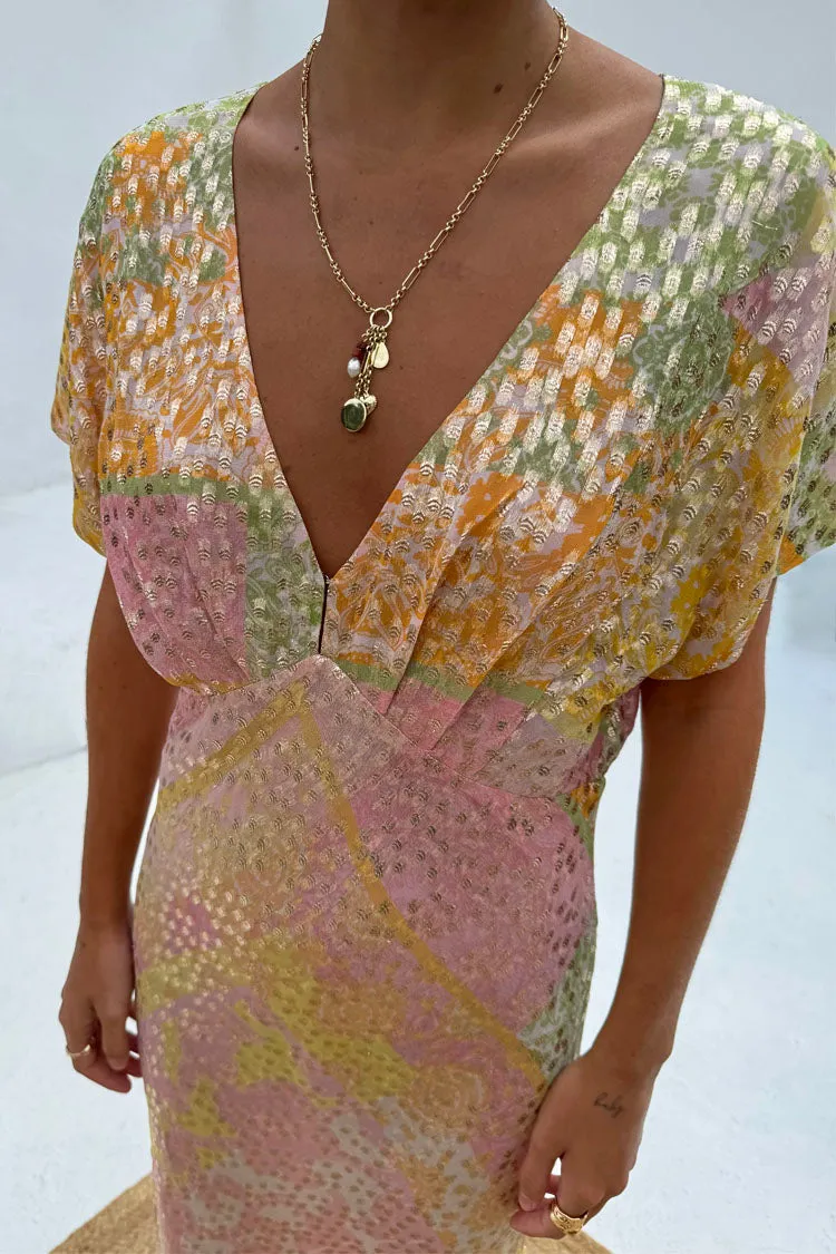 Flexible Layers Pink Boho Elodie Dress