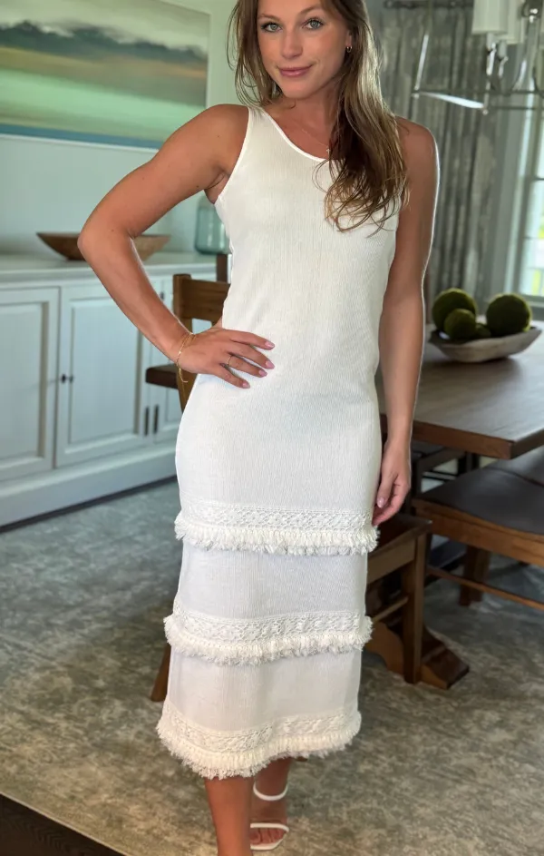 Natural Tones Classic Resort Ribbed Midi