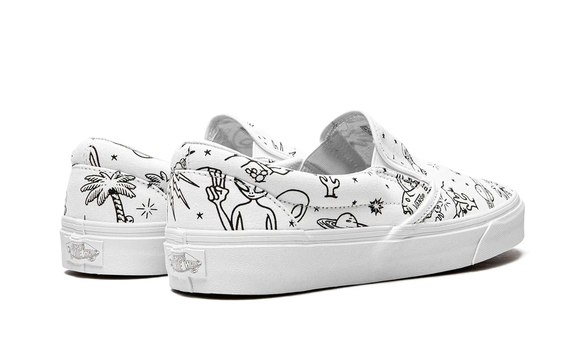 Classic Slip-On "UFO - U-Paint" Move Free Non-Slip Design