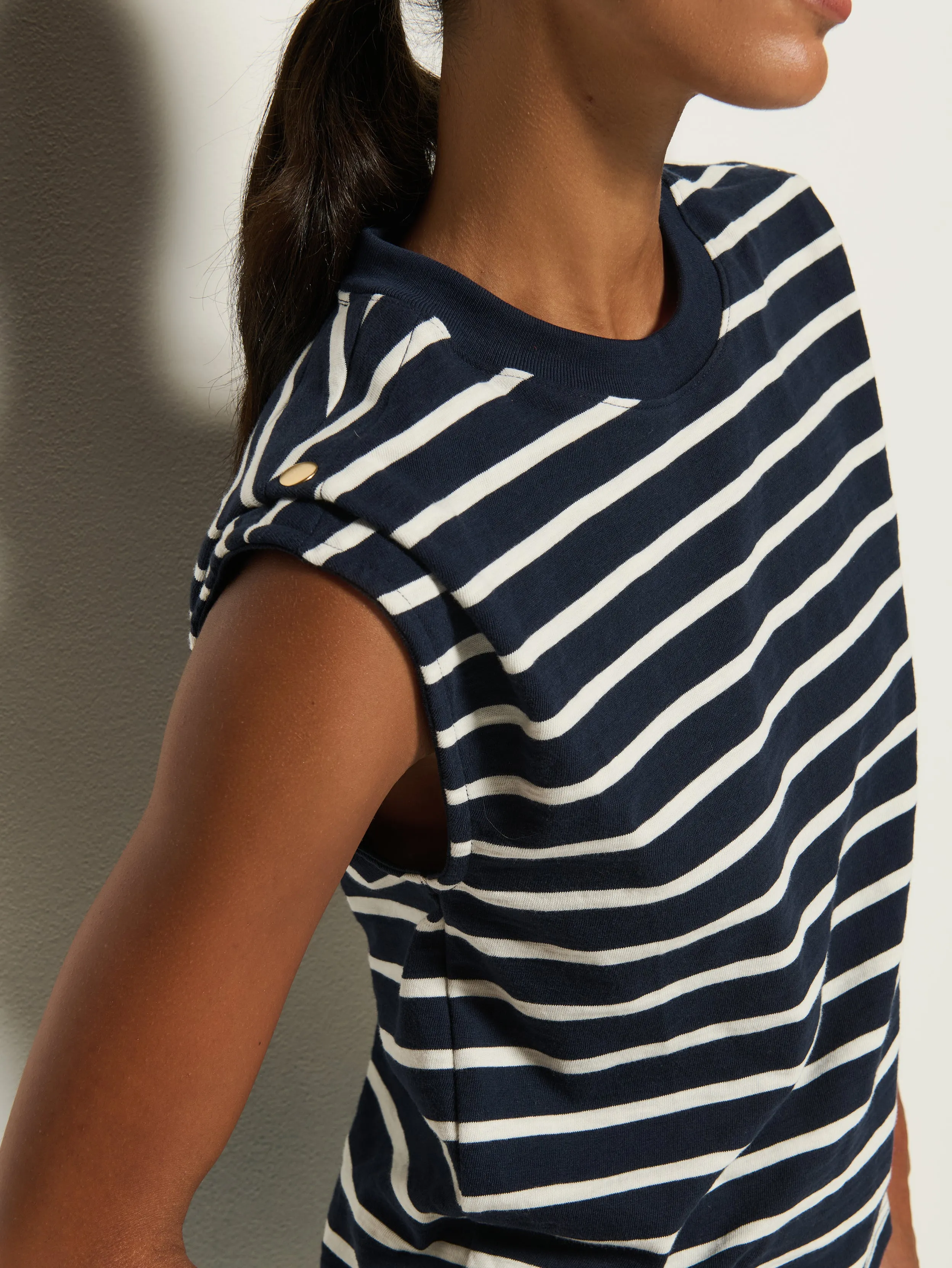 Regular Fit Sporty and Stylish Marina Muscle Tee