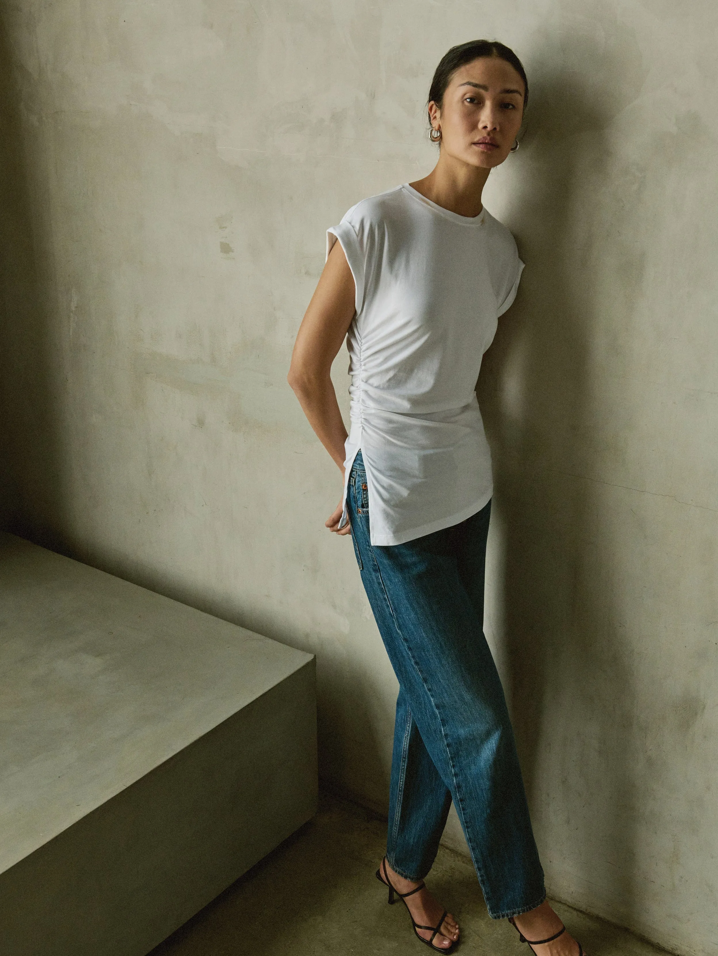 Trendy Basics All-Season Comfort Sadee Crewneck Tee