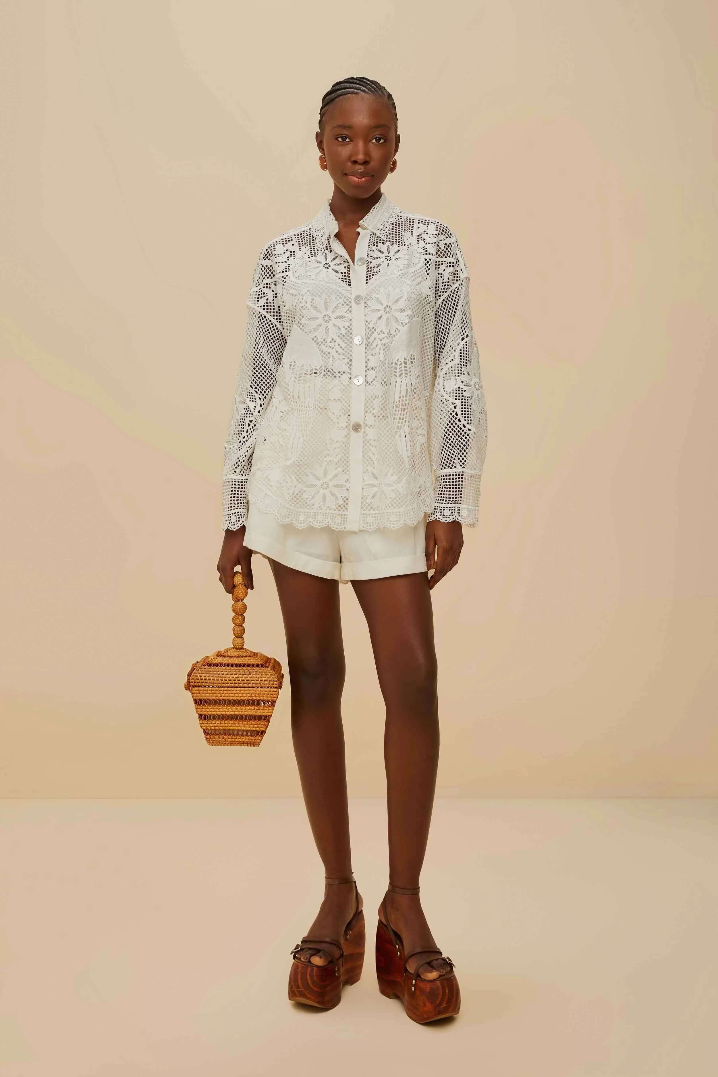 Off-White Wavy Pockets Euroflax? Premium Linen Shorts No Ride Up Warm Fit