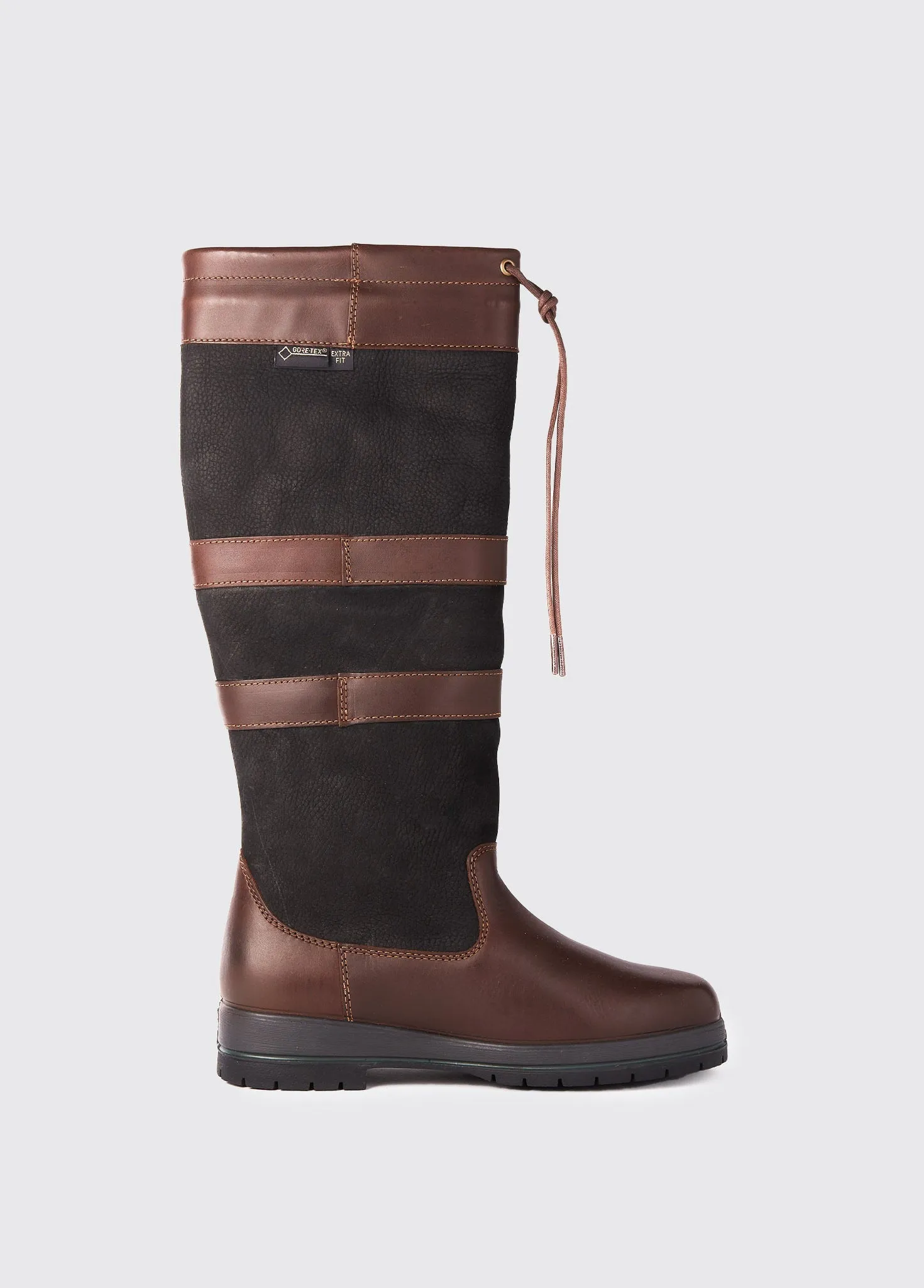 Weekend Trip Modern Design Galway Ladies ExtraFit? Country Boot - Black/Brown