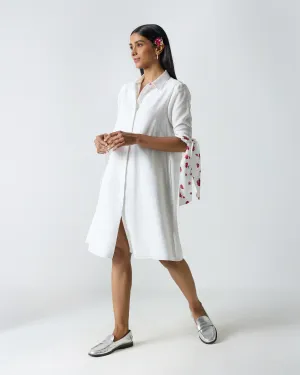 Collared Dress - White Urban Line
