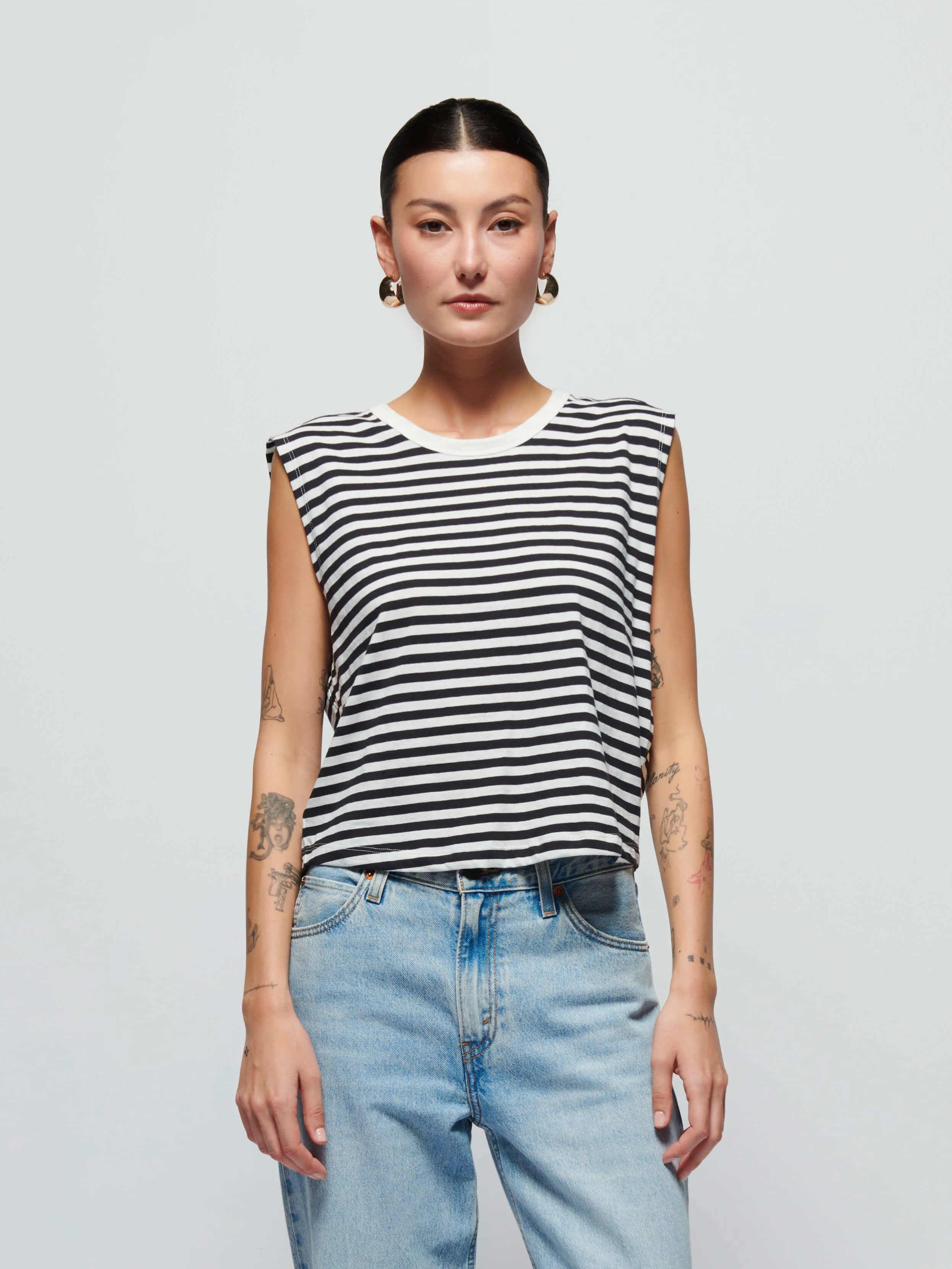 Sublimation Printed Collar Collins Tank