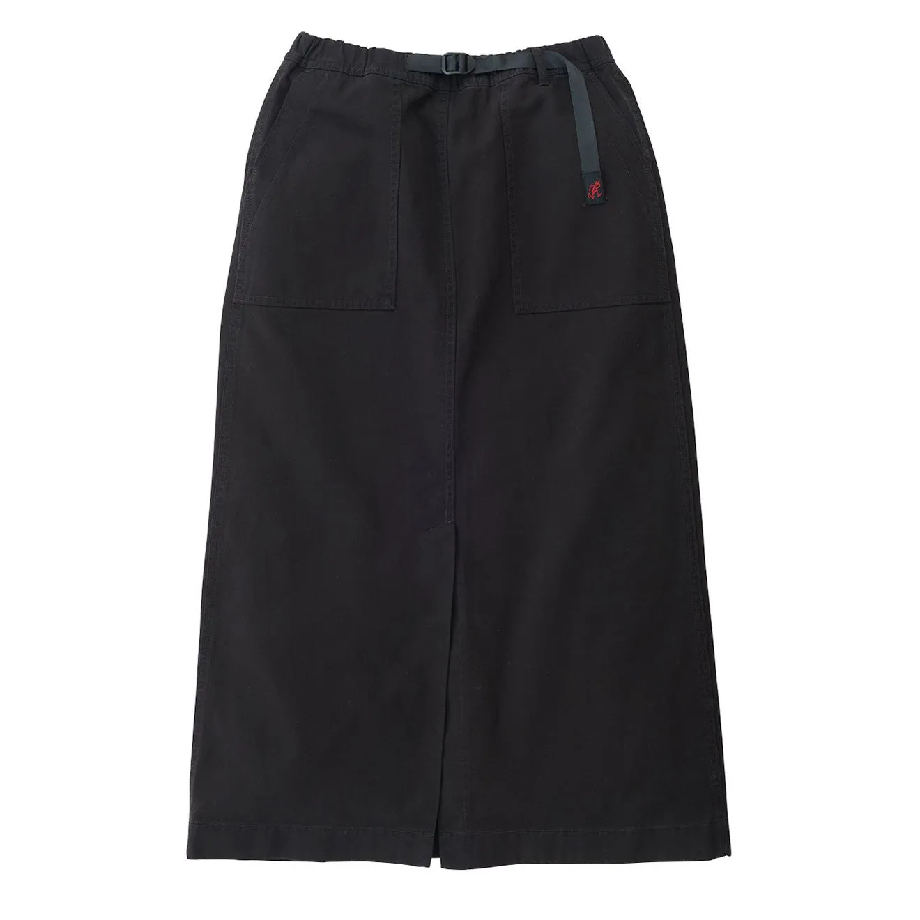 Gramicci Womens Long Baker Skirt Black Sleek Vibe