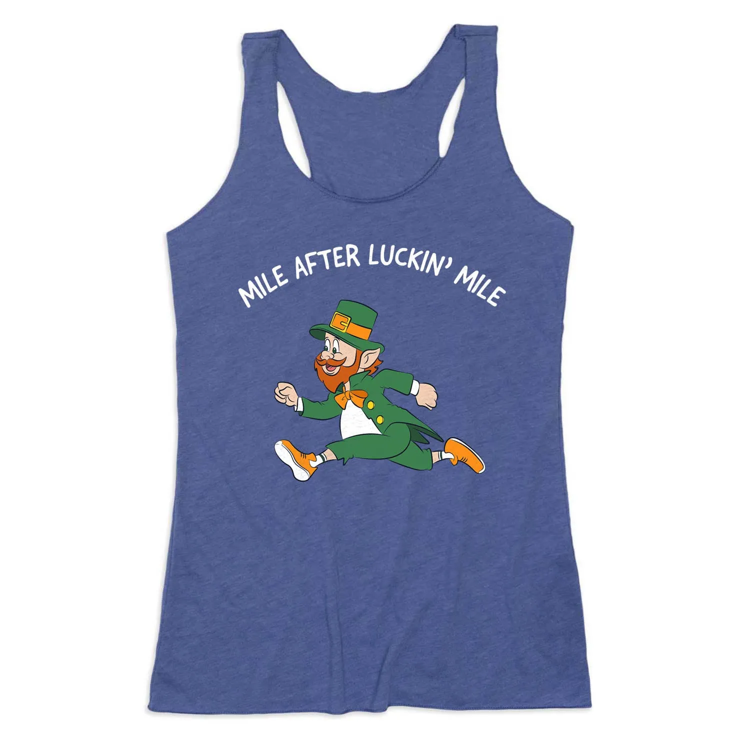 Women's Everyday Tank Top - Mile After Luckin Mile Double Stitched Hems Space - exploration - supportive