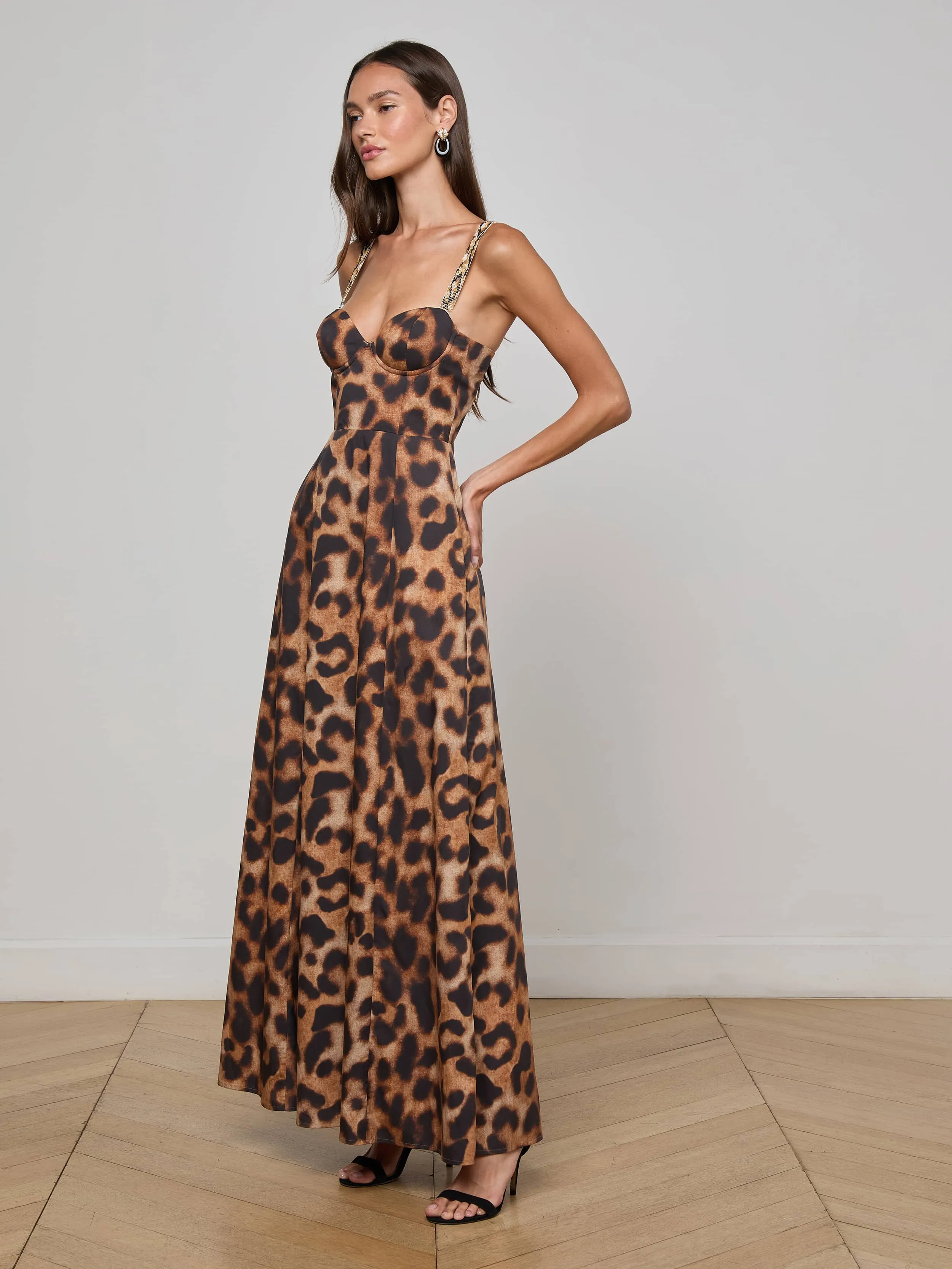 Sutton Beaded Strap Maxi Dress Dance-Party
