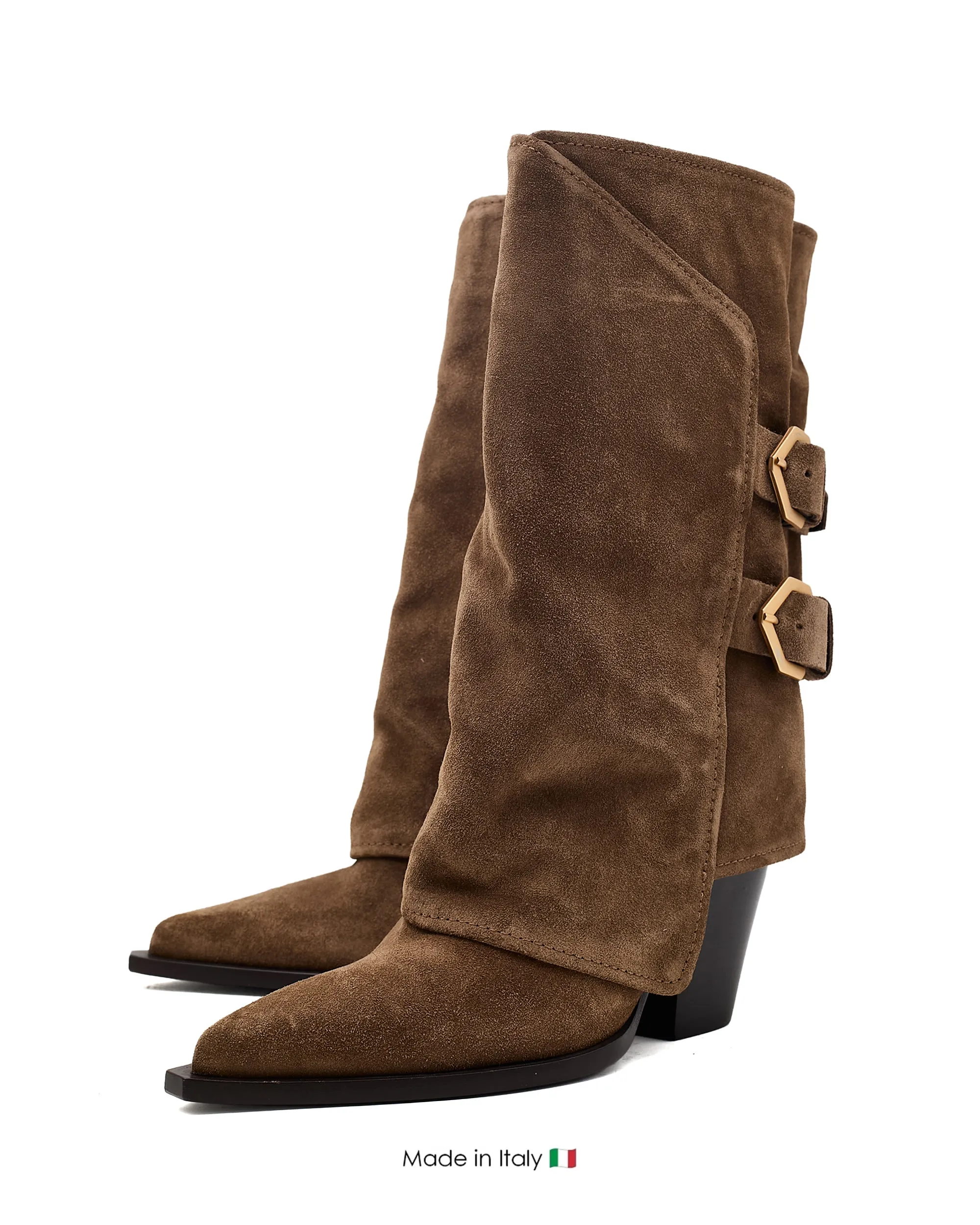 Grippy Outsole Rough Terrain E4491 Walnut / Gold Accesory Leather