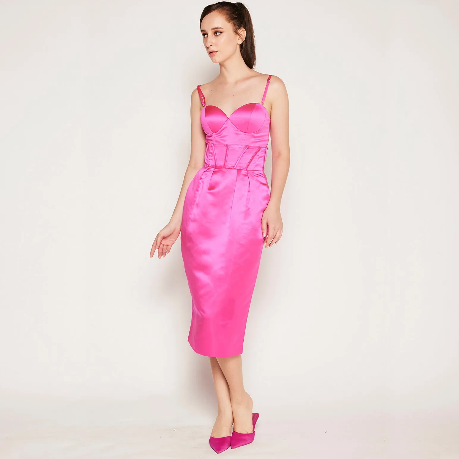 Corset Midi Skirt Lightweight Lining Slow Fashion